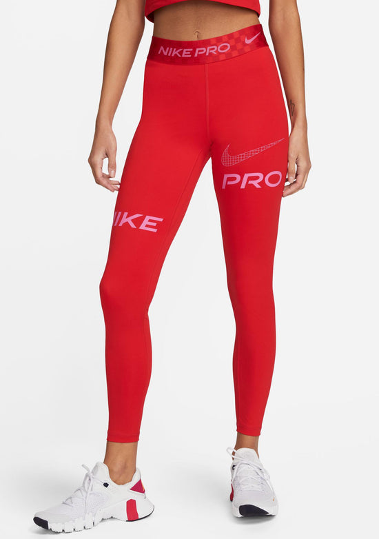 Nike Pro Women's Mid-Rise Full-Length Graphic Training Leggings