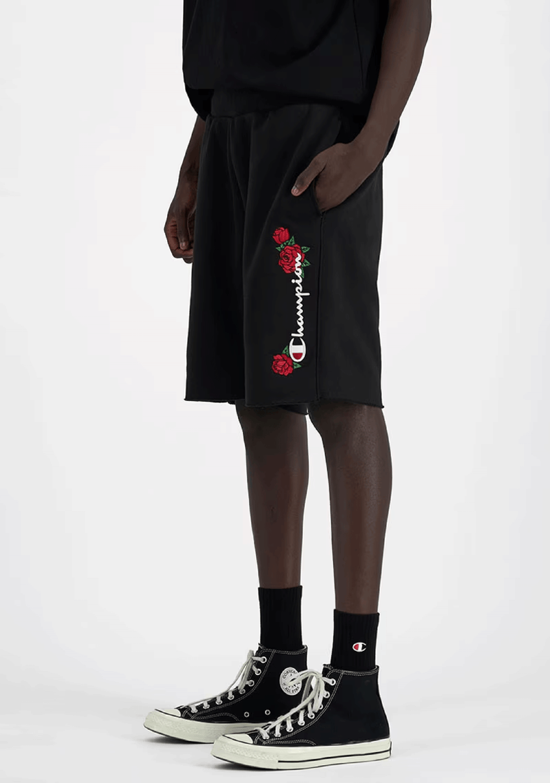 Champion reverse weave cut off short aop discount