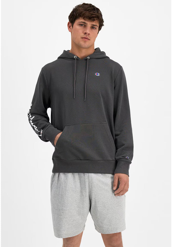 Champion Mens French Terry Script Hoodie