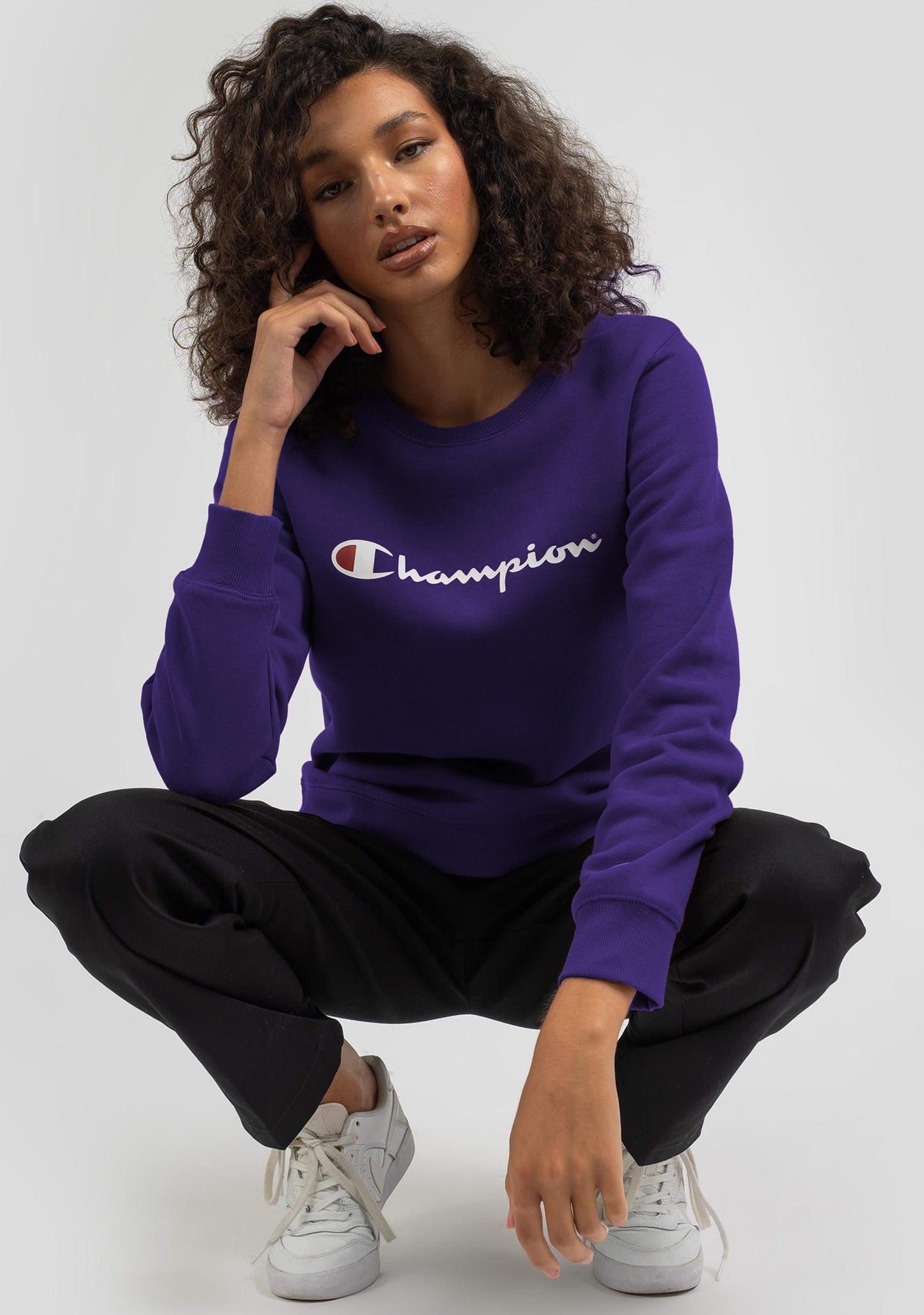 Champion Womens Script Crew
