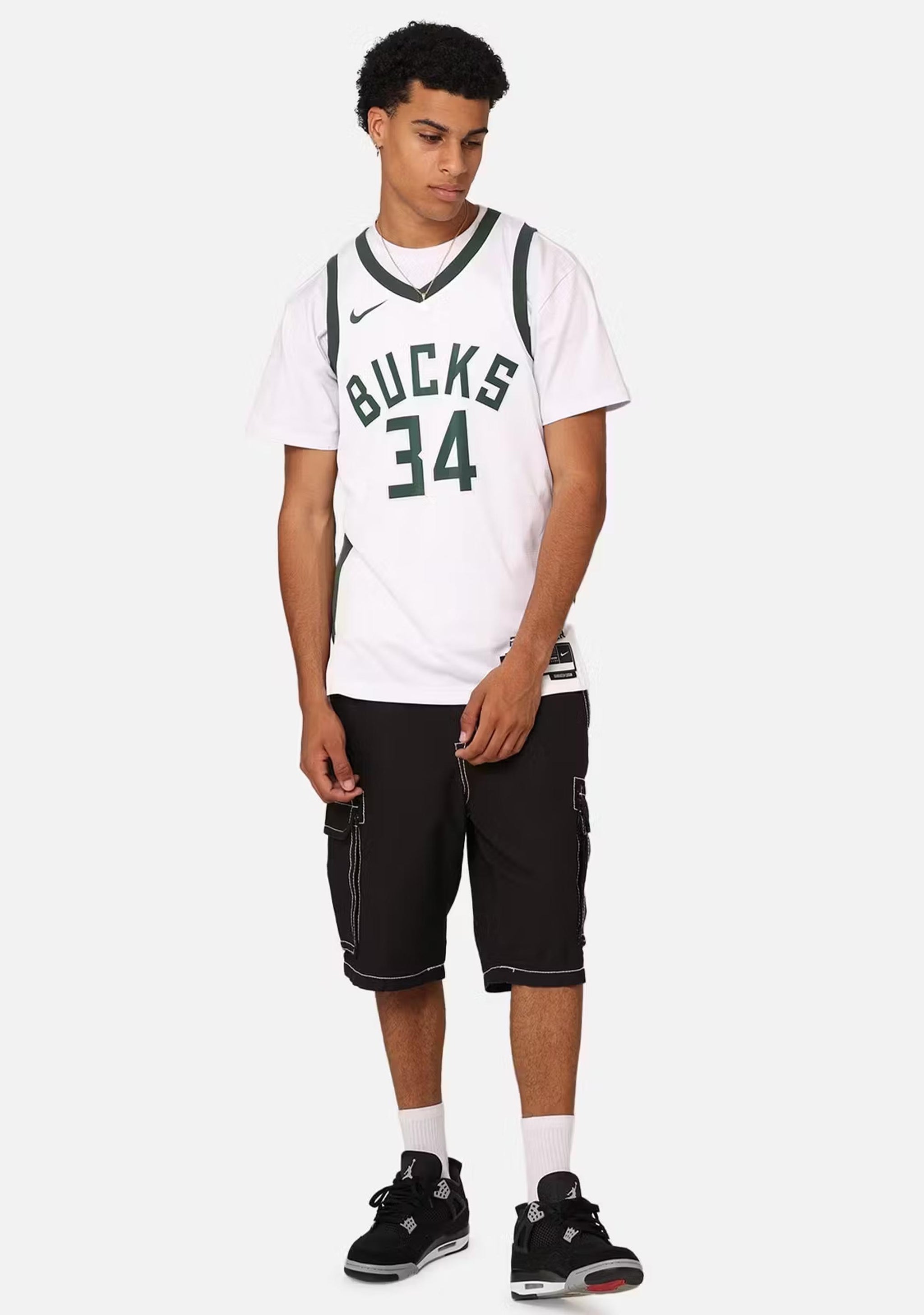 Nike Men's Giannis Antetokounmpo Milwaukee Bucks Dri-FIT Swingman Jersey