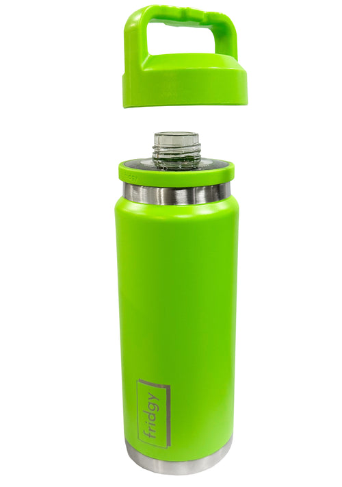 Fridgy 780 mL Water Bottle Coral Green