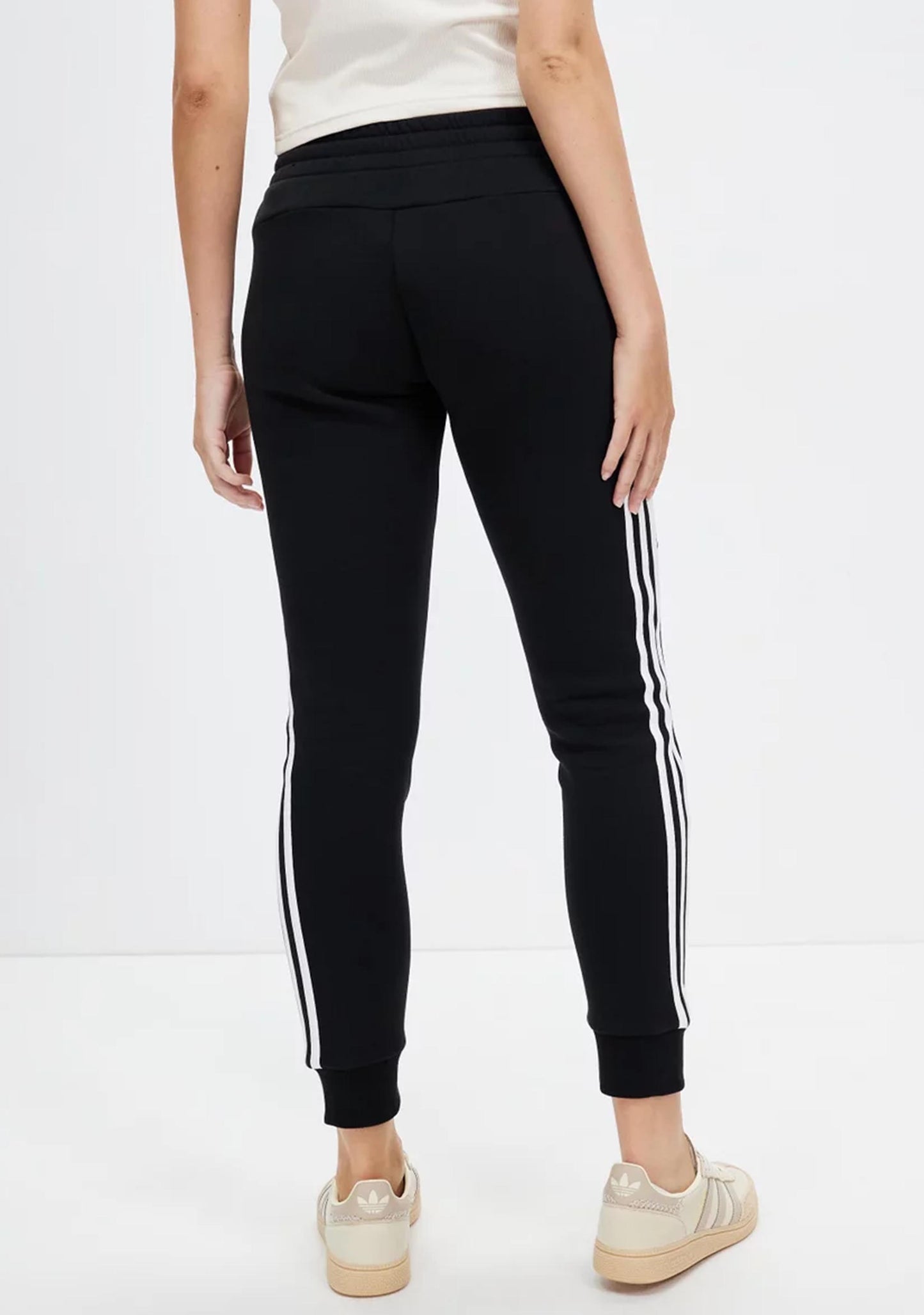 Adidas Womens Essential Fleece 3 Stripe Pants