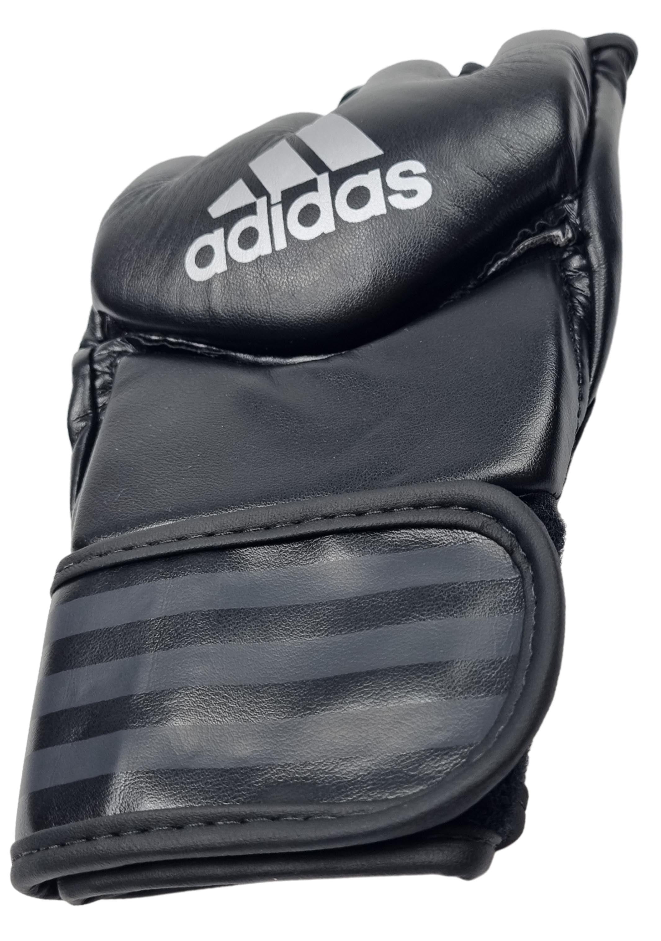 Adidas Combat Sports Gloves Black/Silver <br> ADICSG07-BS