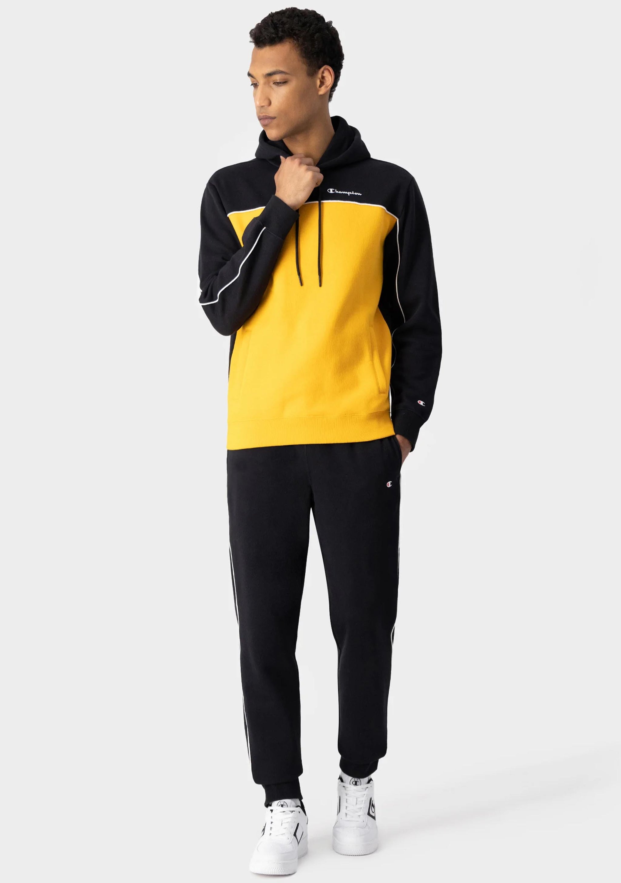 Champion Men's EU Rochester Pipblk Hoodie