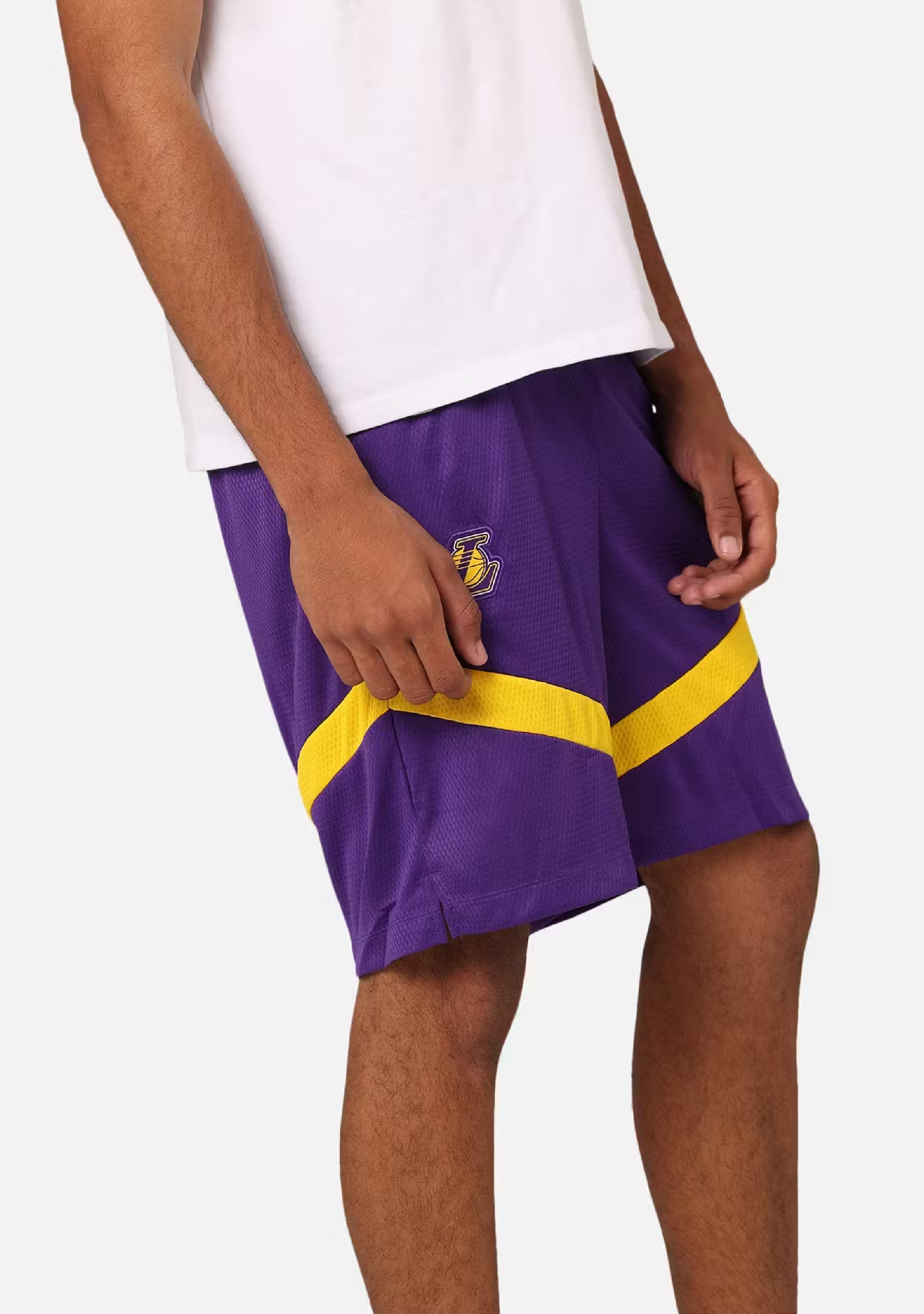 Los Angeles Lakers Icon Edition Men's Nike NBA Swingman Shorts. Nike UK