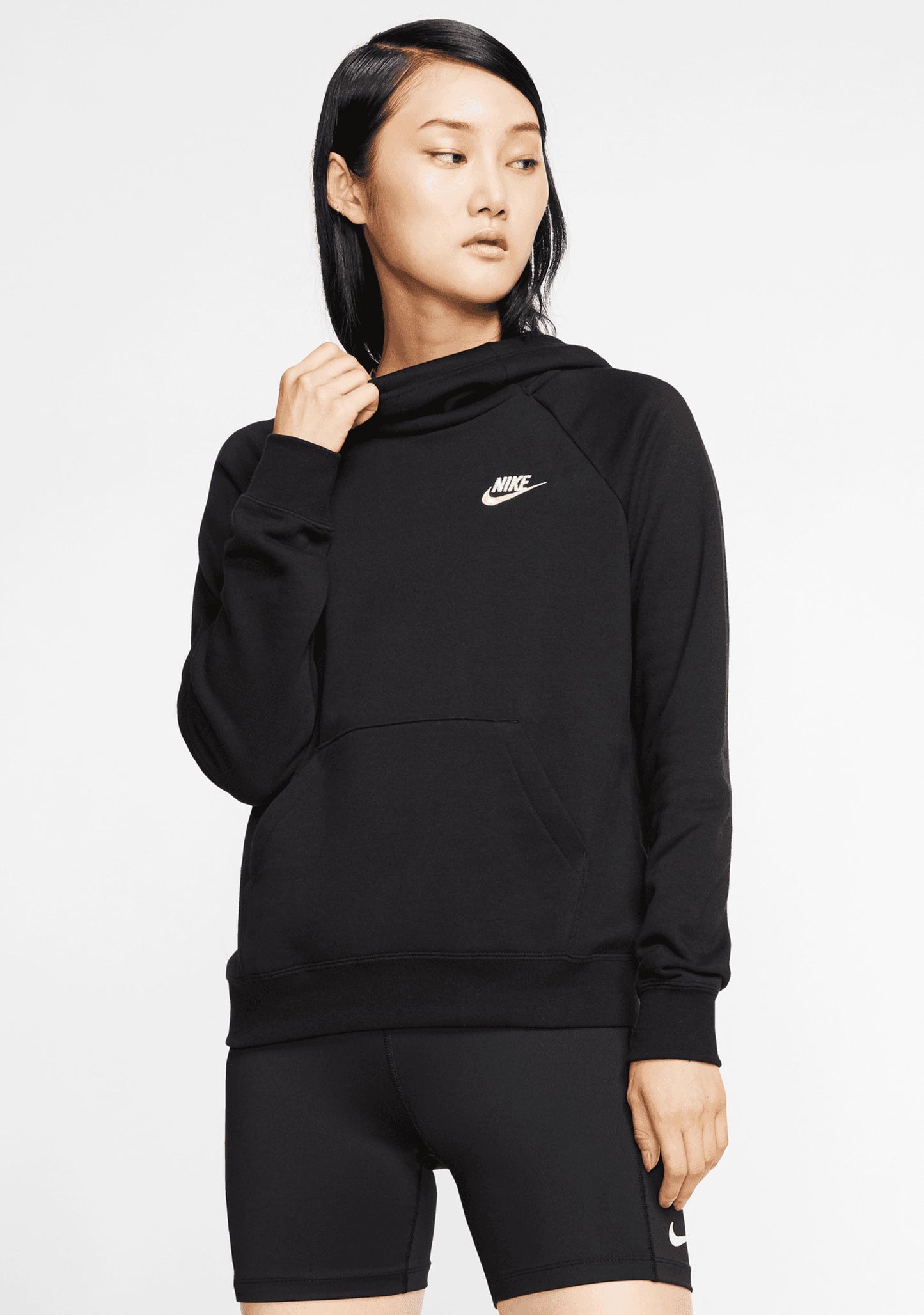 Nike Womens Sportswear Essential Fleece Funnel-Neck Hoodie