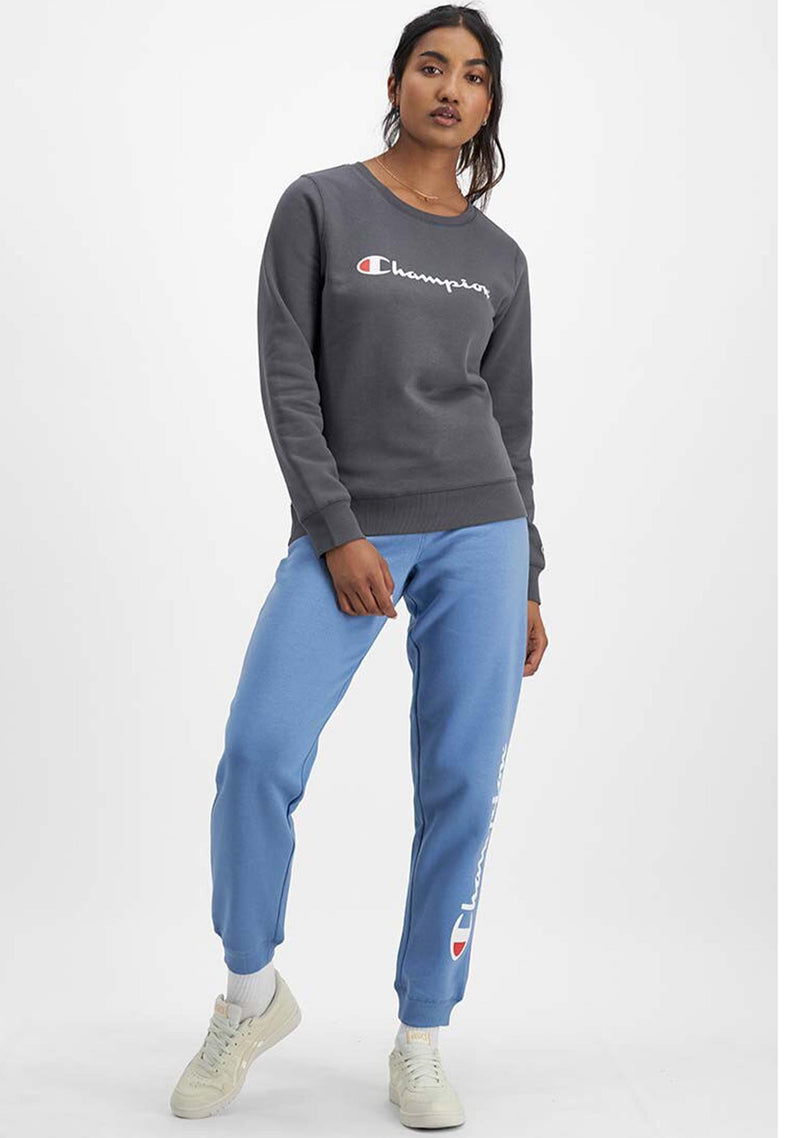 Champion Womens Script Crew CWFYN XTG