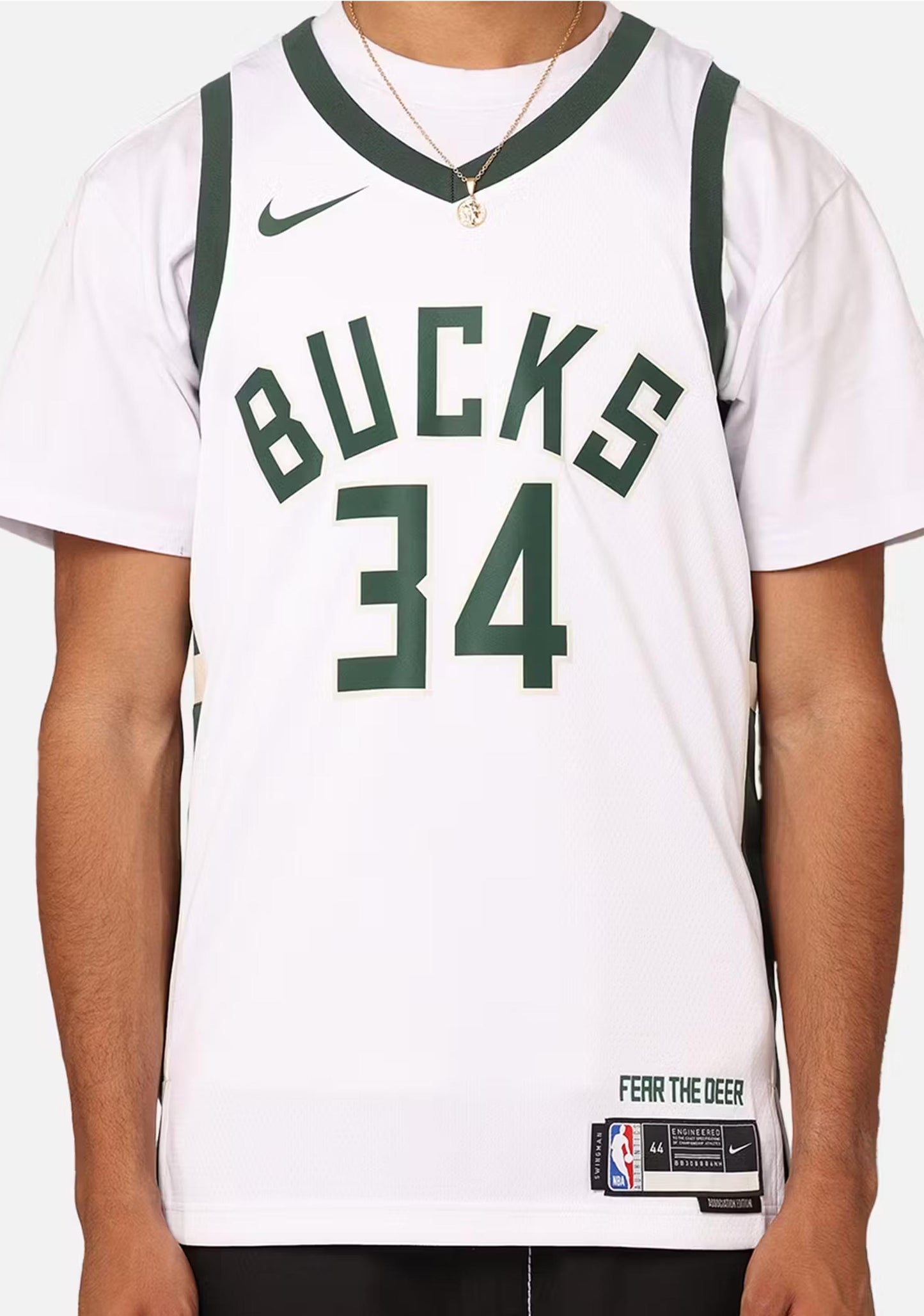 Nike Men's Giannis Antetokounmpo Milwaukee Bucks Dri-FIT Swingman Jersey