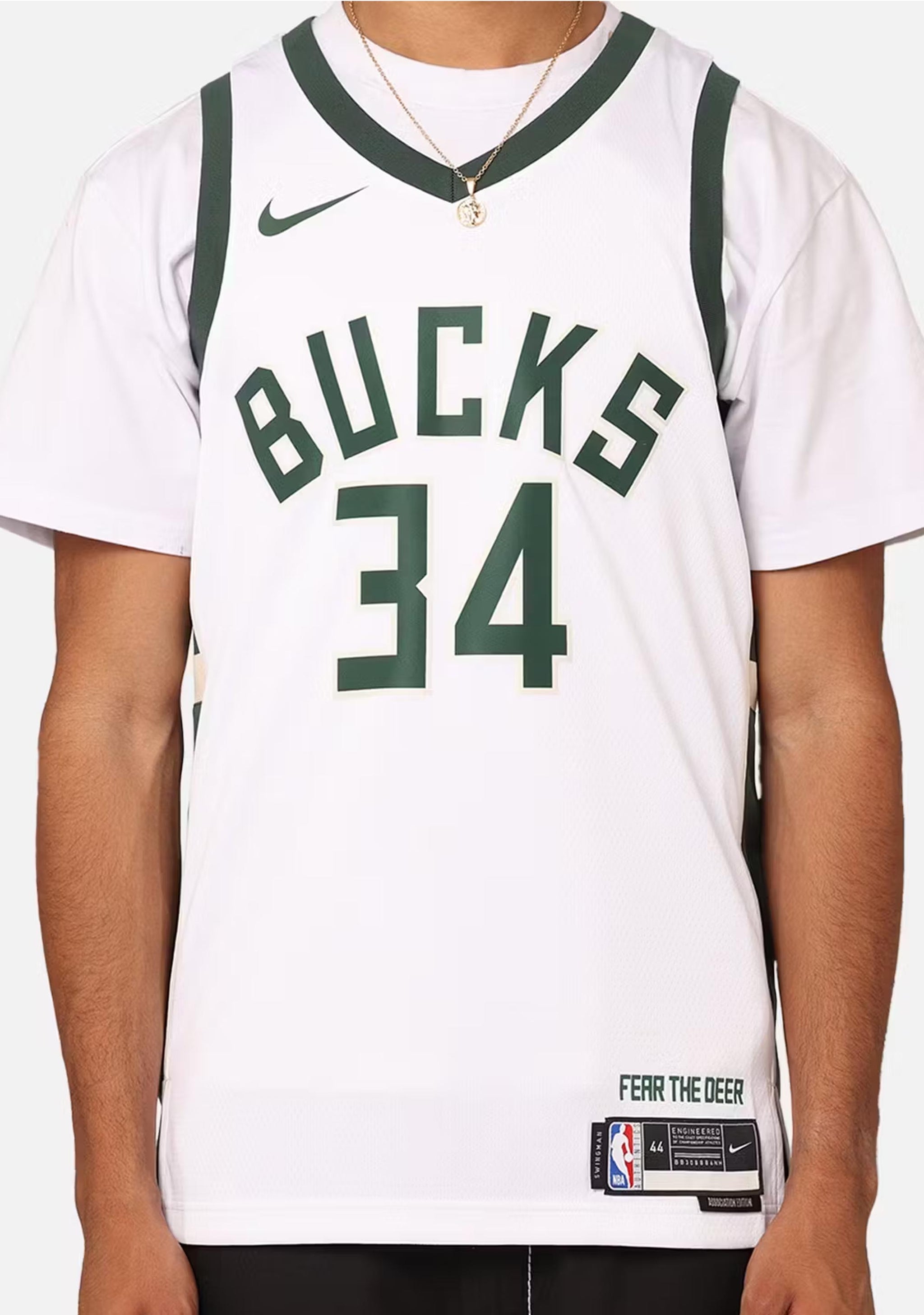 Nike Men's Giannis Antetokounmpo Milwaukee Bucks Dri-FIT Swingman Jersey