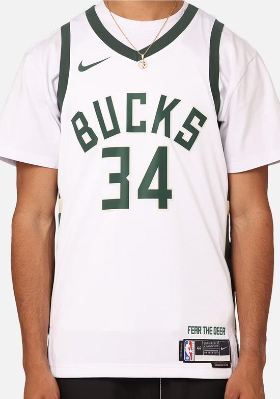 Nike Men's Giannis Antetokounmpo Milwaukee Bucks Dri-FIT Swingman Jersey