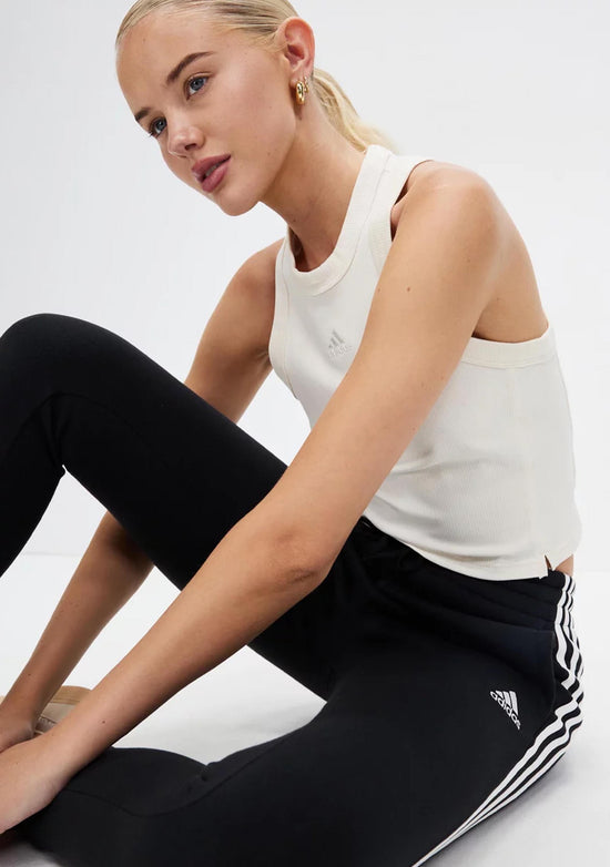 Adidas Womens Essential Fleece 3 Stripe Pants