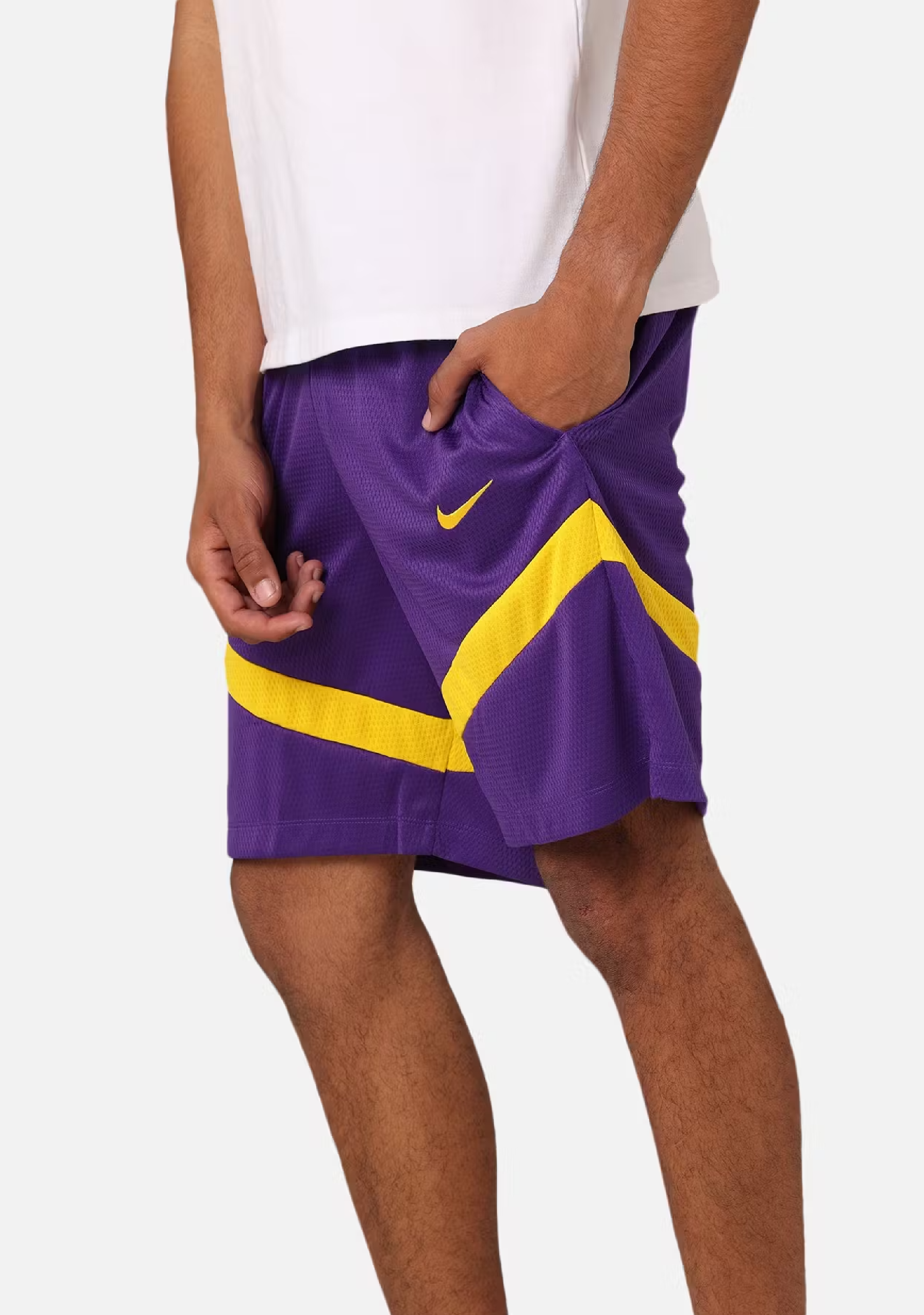 Nike Men's Los Angeles Lakers Icon Practice Shorts