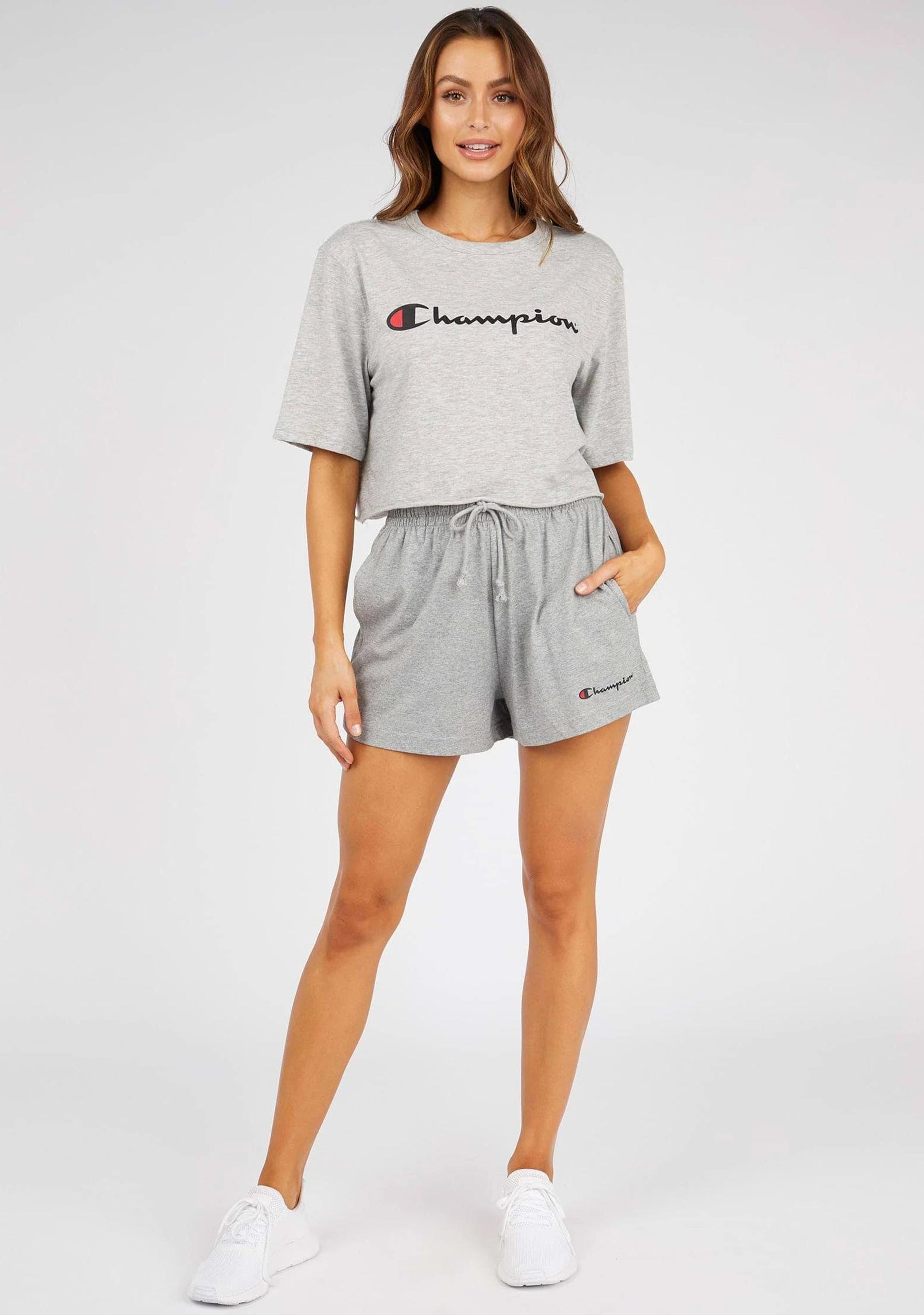 Champion Women’s Jersey Hi-Waist Script Short