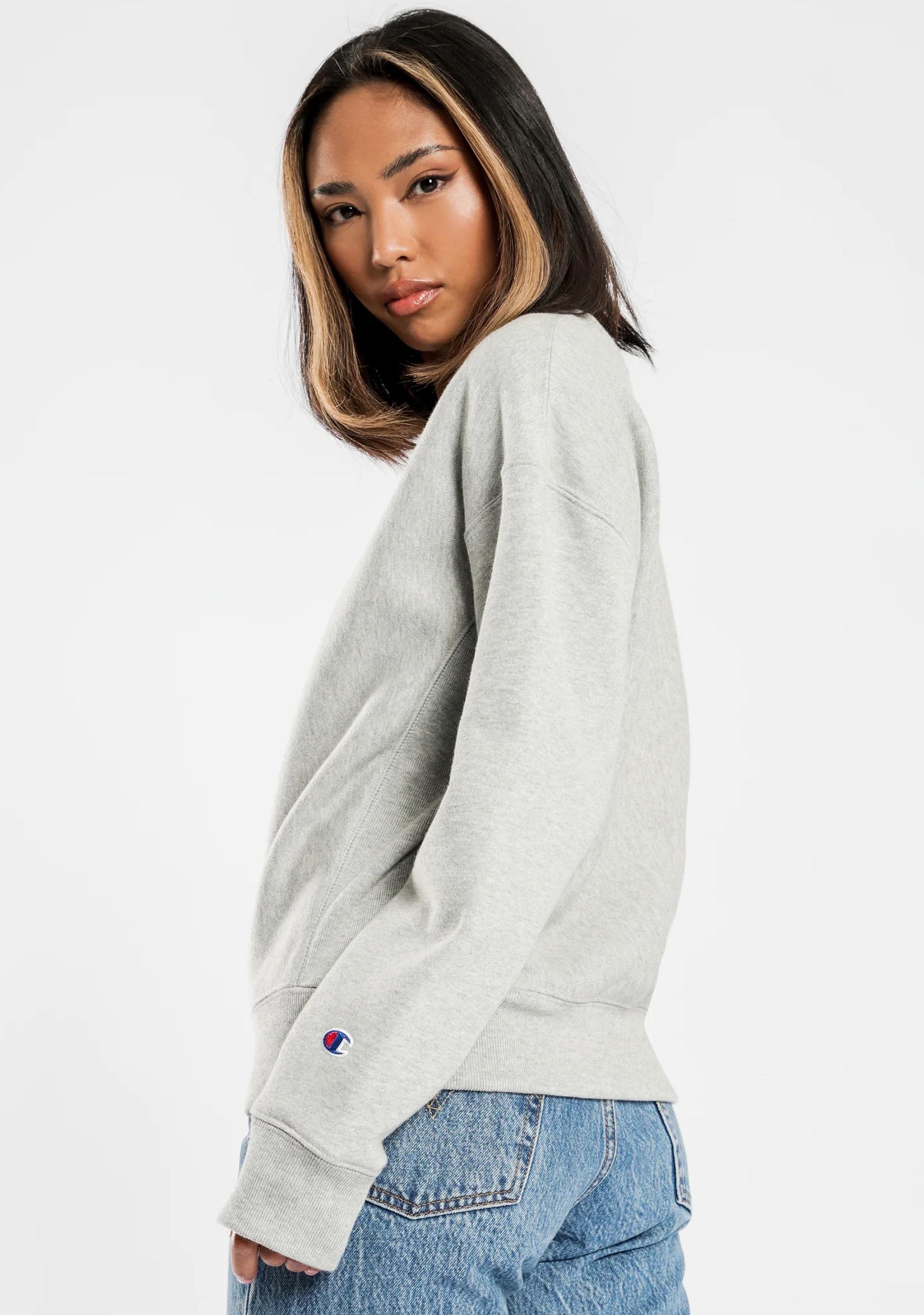 Champion Womens Small C Logo Crew