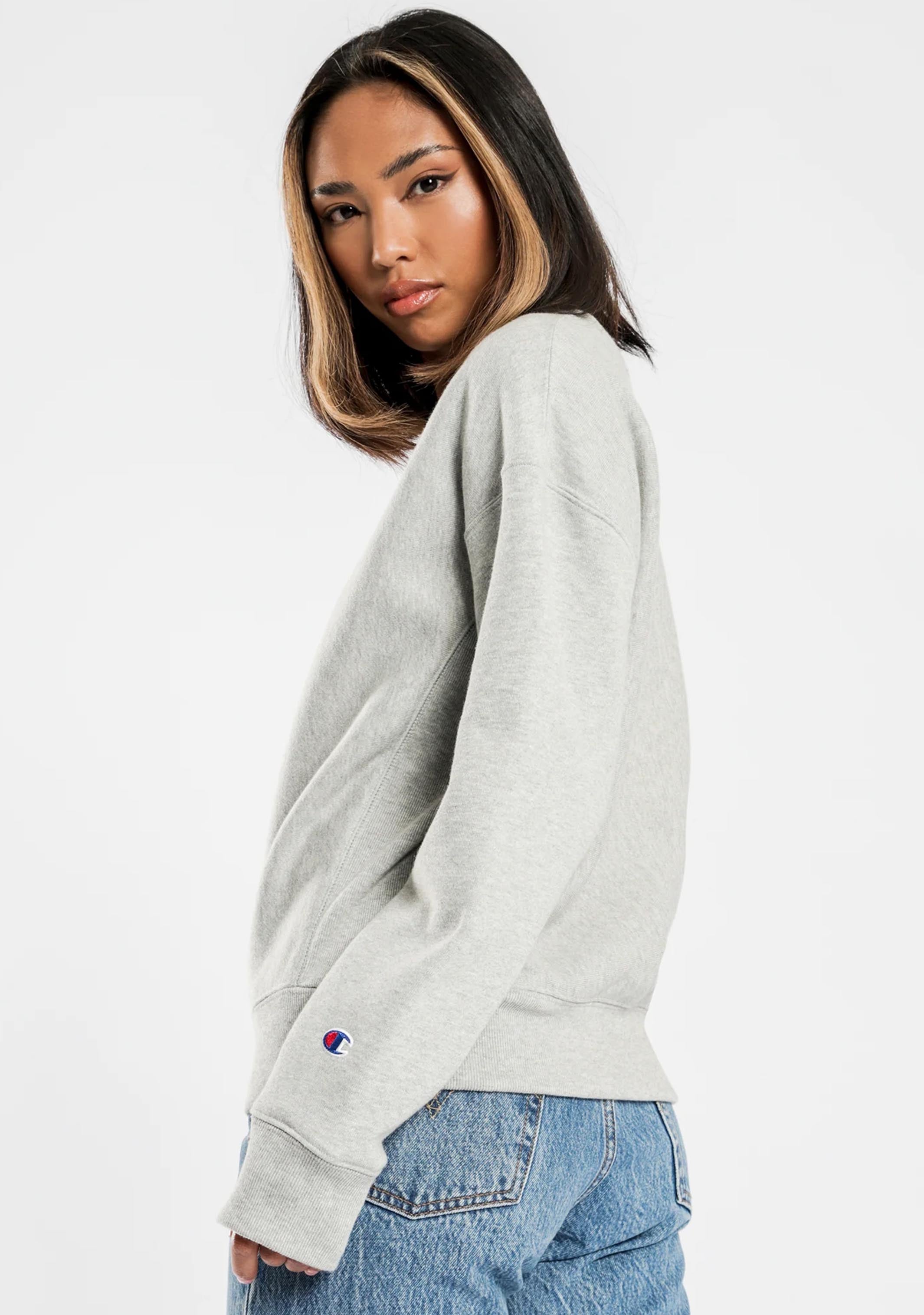Champion Womens Small C Logo Crew