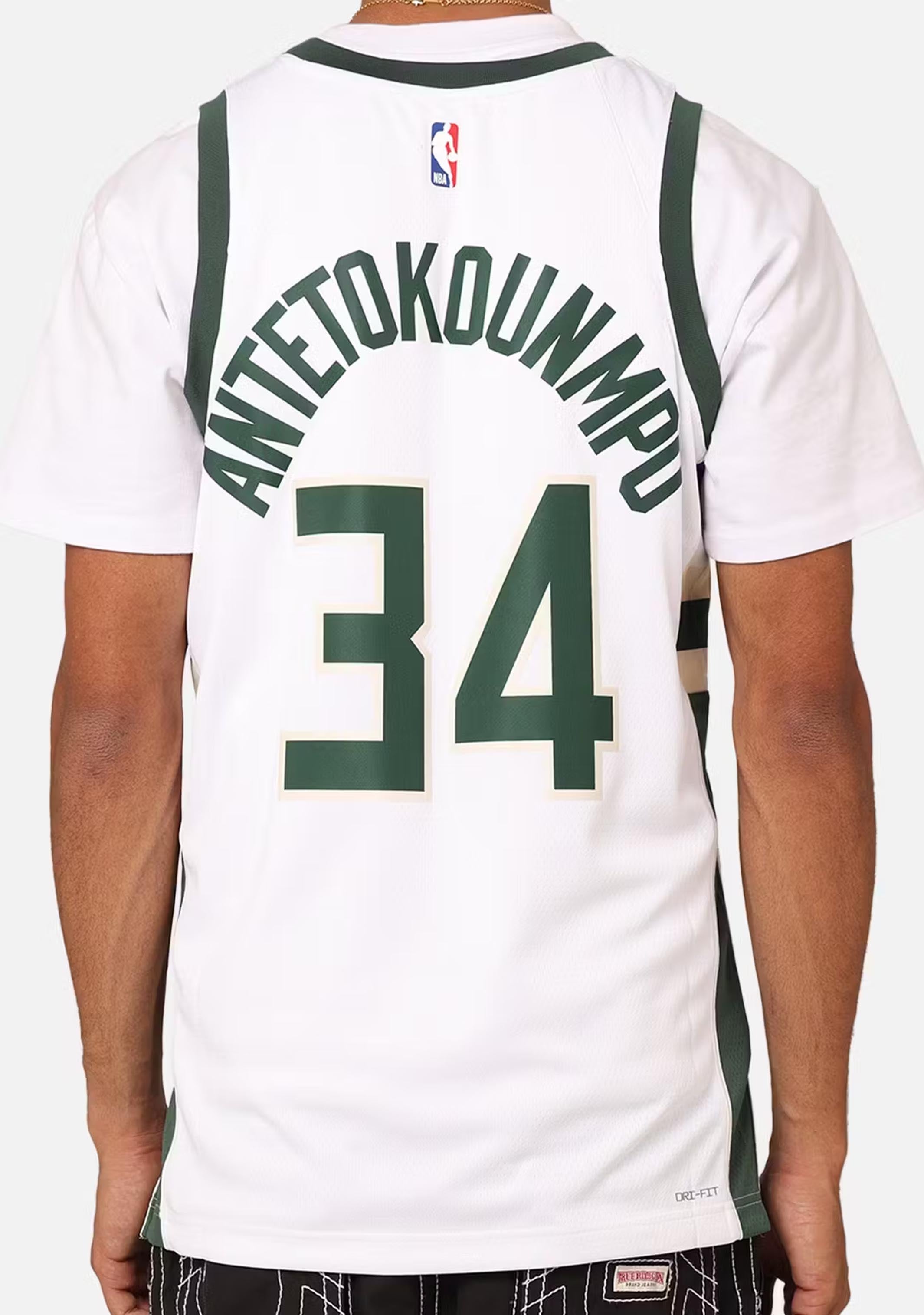 Nike Men's Giannis Antetokounmpo Milwaukee Bucks Dri-FIT Swingman Jersey