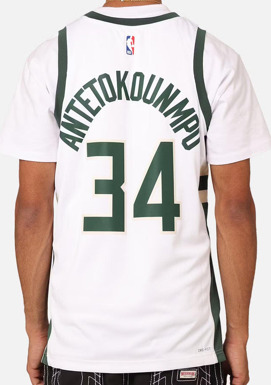 Nike Men's Giannis Antetokounmpo Milwaukee Bucks Dri-FIT Swingman Jersey