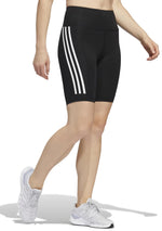 Adidas Womens Optime Trainicons 3-Stripes Bike Short Leggings <br> H64228