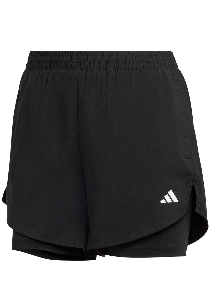 Adidas Womens Aeroready Two-In-One Shorts <br> HN1044