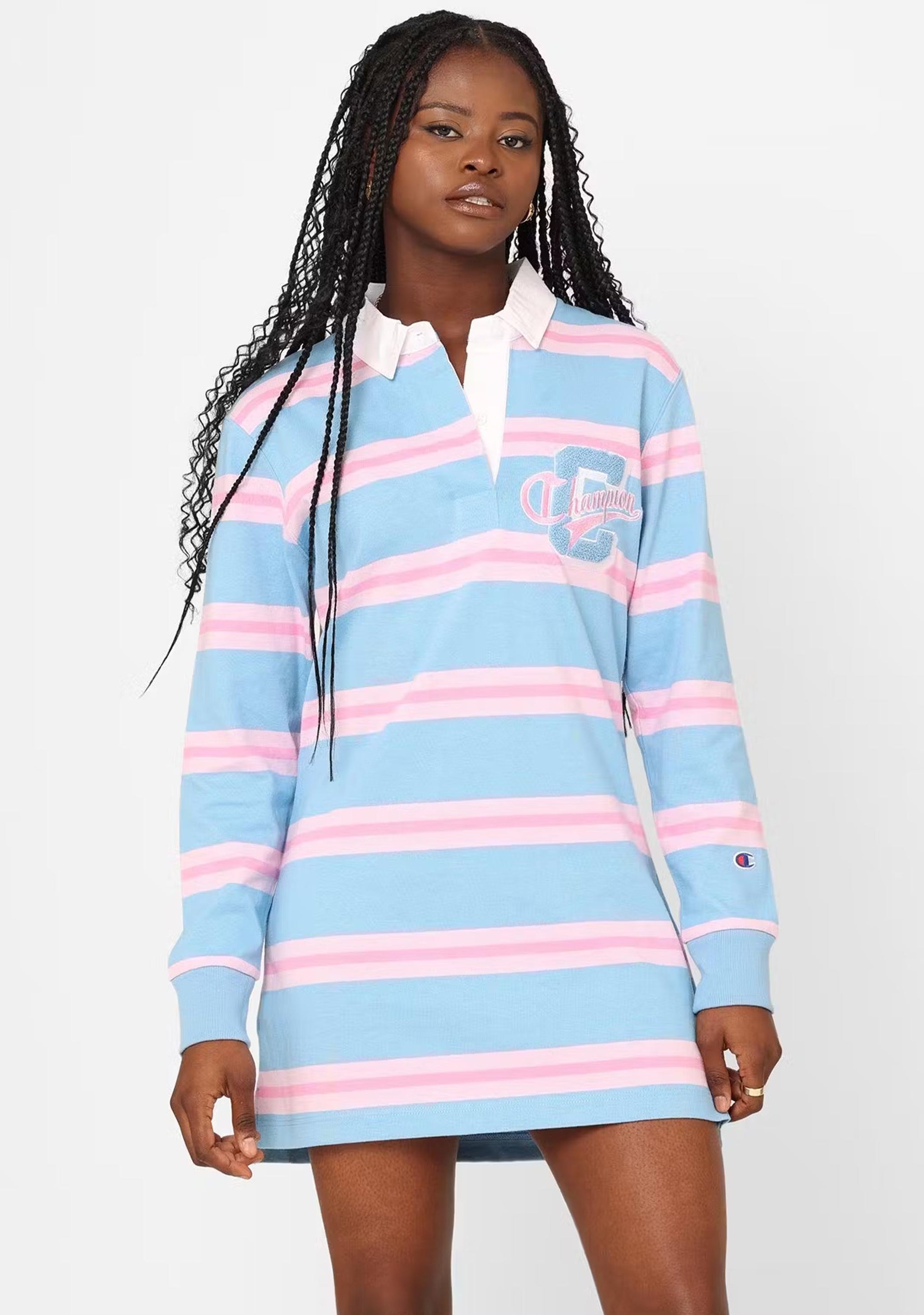 Champion Women's Heritage Long Sleeve Rugby Style Dress Jim Kidd Sports Champion Women's Heritage Long Sleeve Rugby Style Dress Jim Kidd Sports