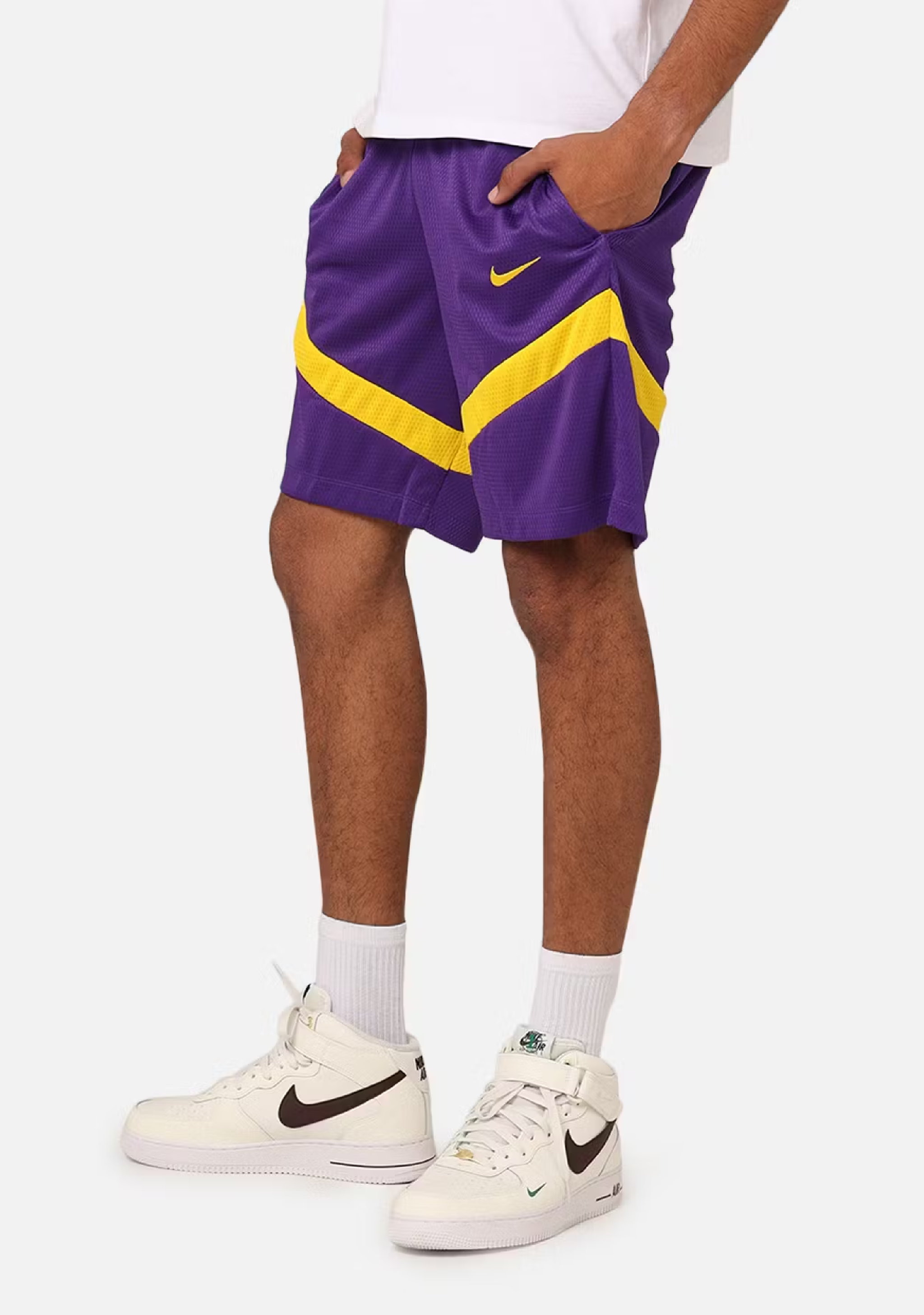 Nike Men's Los Angeles Lakers Icon Practice Shorts