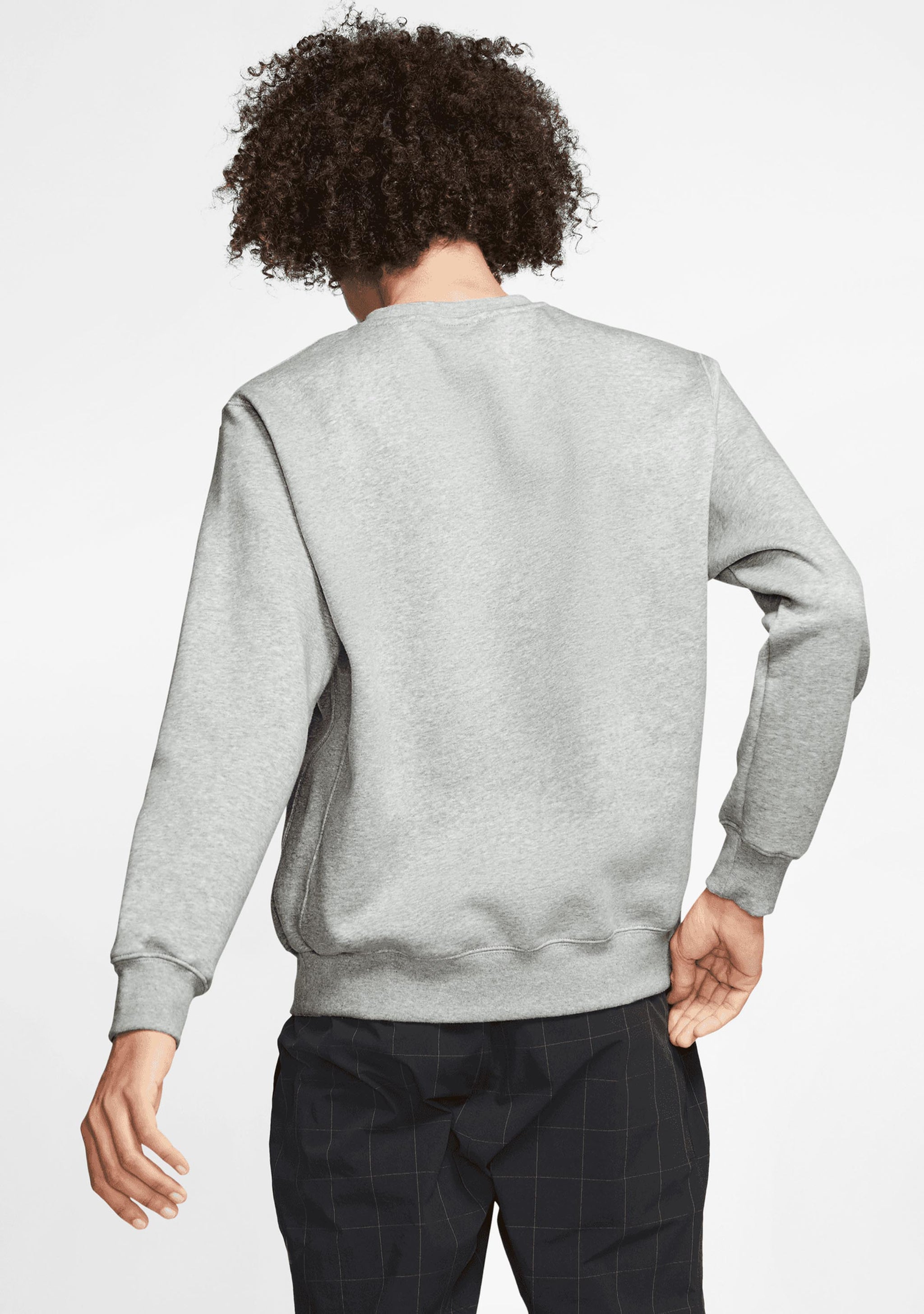 Nike Men's NSW Club Crew BB Grey