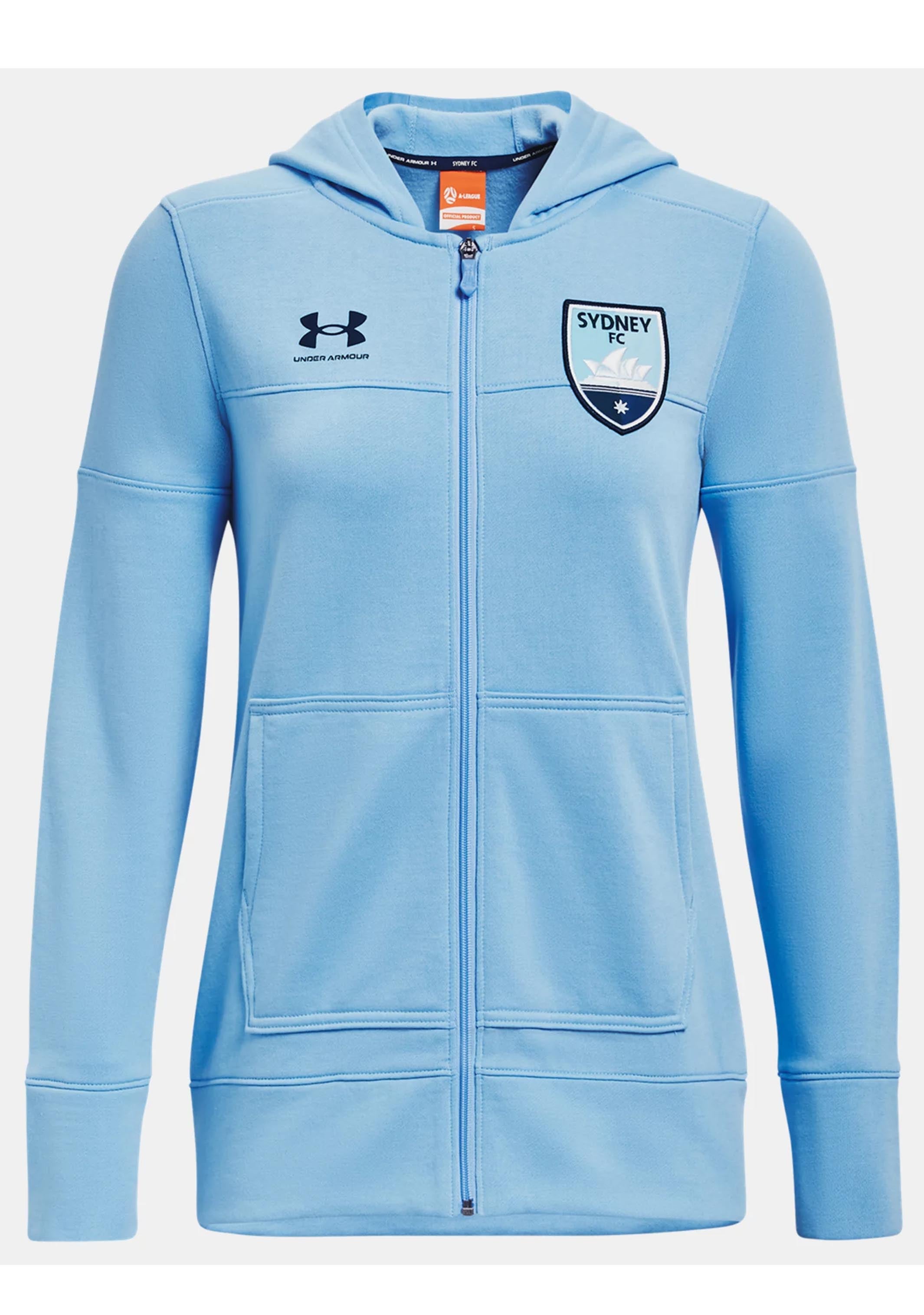 Under Armour Womens Sydney FC Zip Thru Rival Hoodie 1372436 914 Jim Kidd Sports