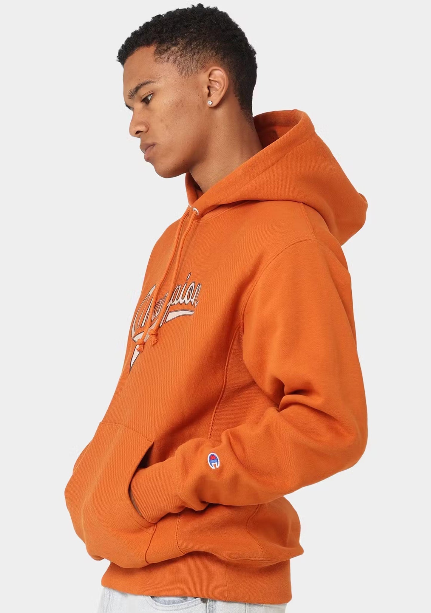 Champion Men's Reverse Weave Collegiate Cursive Script Hoodie