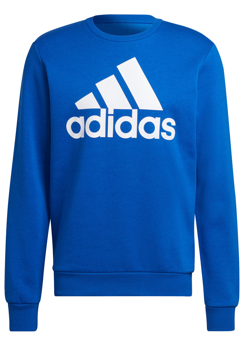 Adidas Mens Big Logo Sweatshirt Blue <br> HL2299