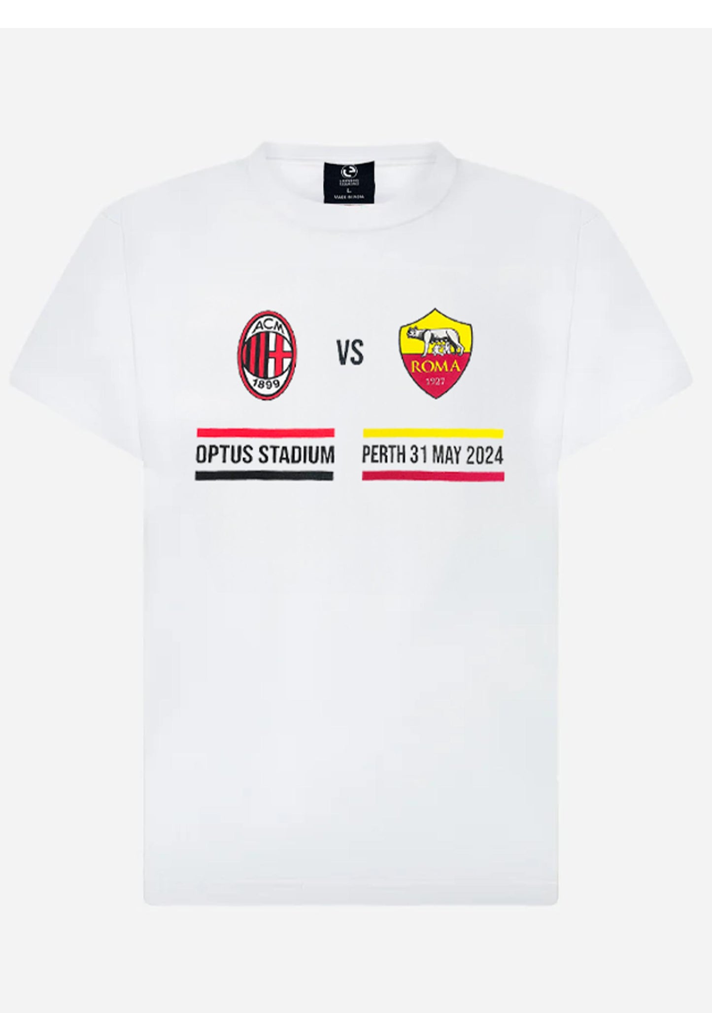 AC Milan vs AS Roma Perth Tour Event Tee  <br>
