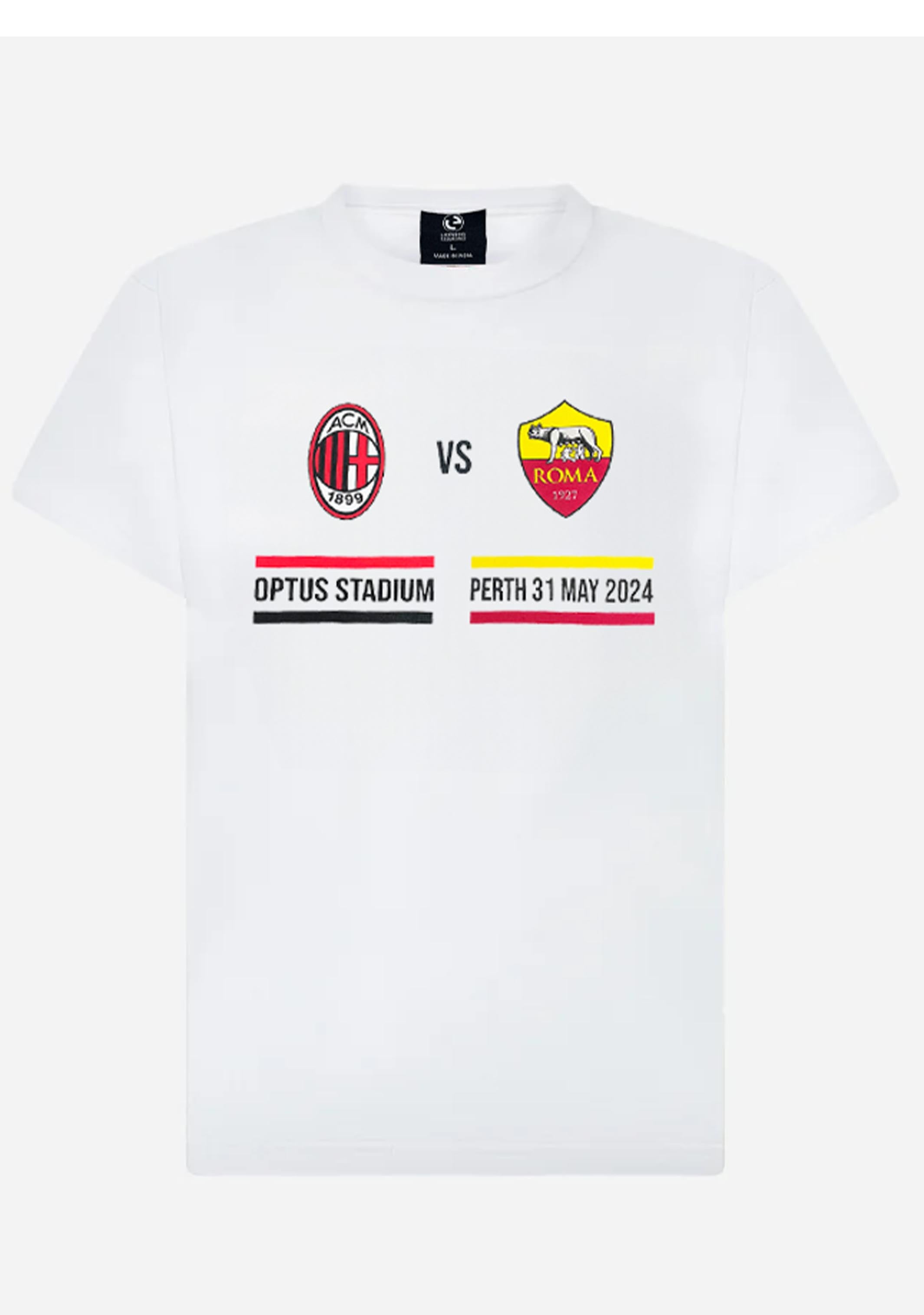 AC Milan vs AS Roma Perth Tour Event Tee  <br>