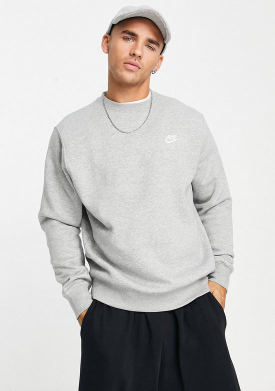 Nike Men's NSW Club Crew BB Grey