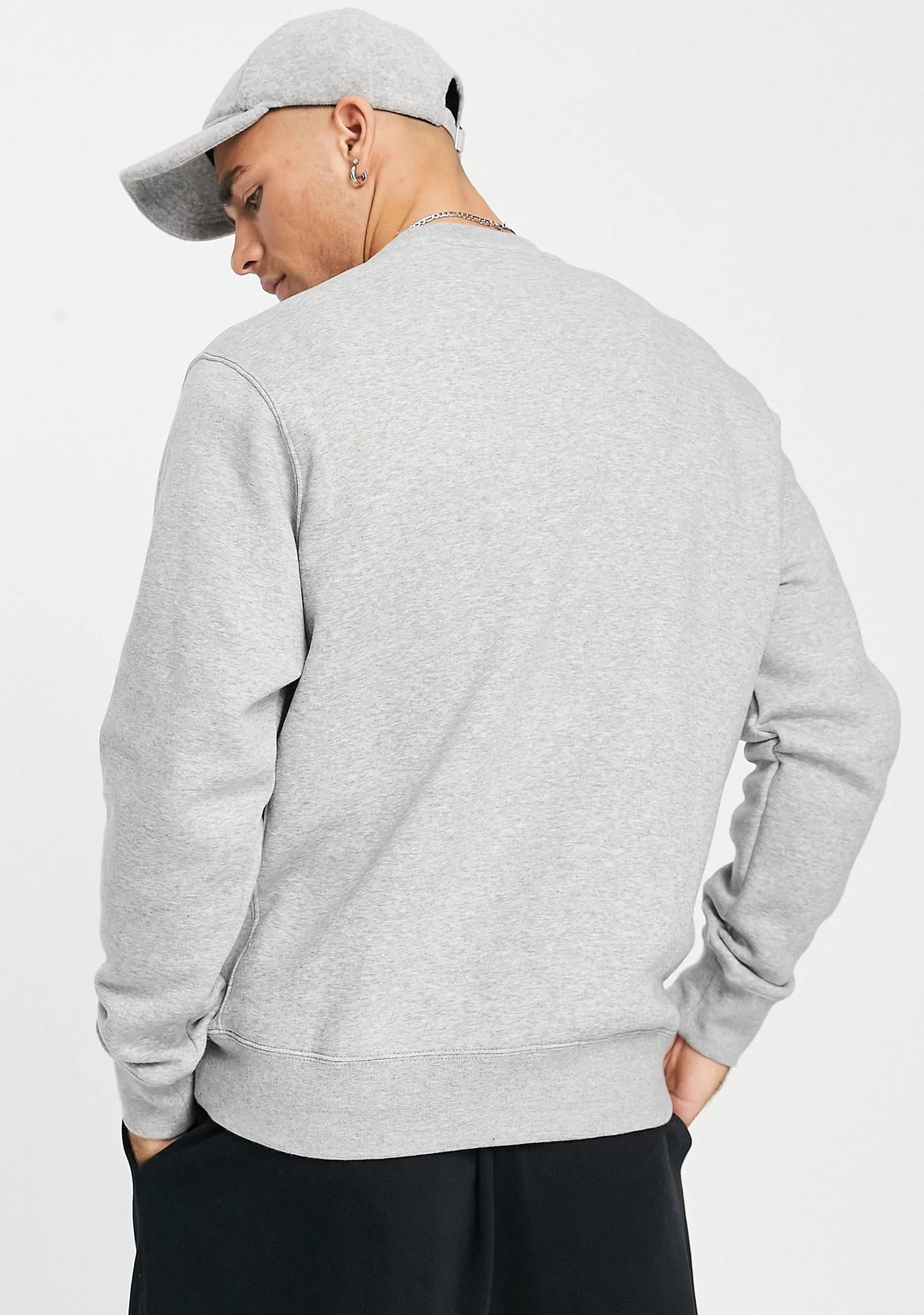 Nike Men's NSW Club Crew BB Grey