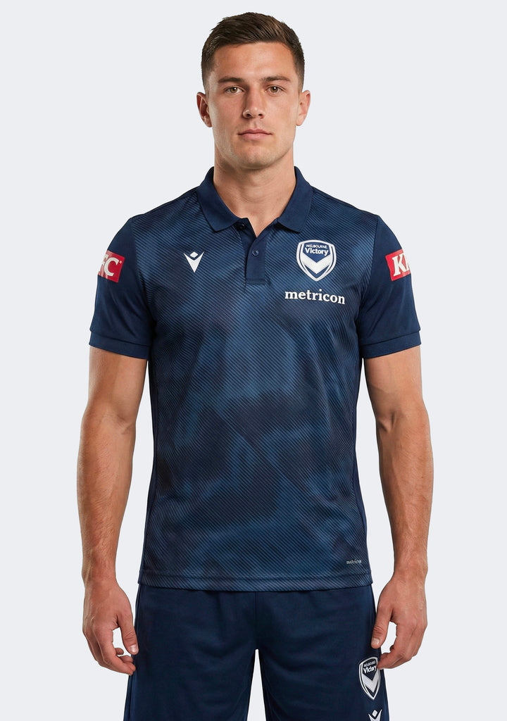 Macron Men's Melbourne Victory Travel Polo 2021