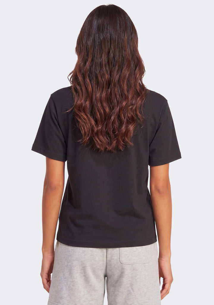Adidas Women's Essentials Small Logo Cotton Tee