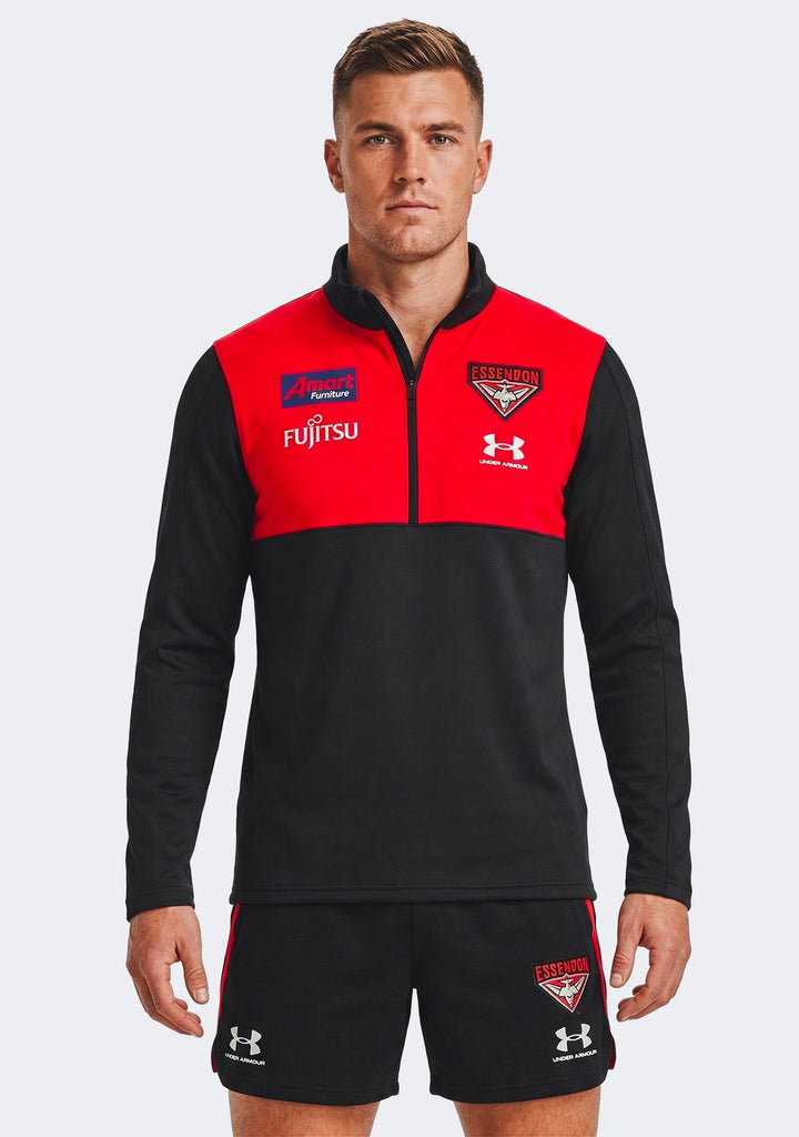 Under Armour Men’s Essendon FC Midlayer Quarter Zip Jacket