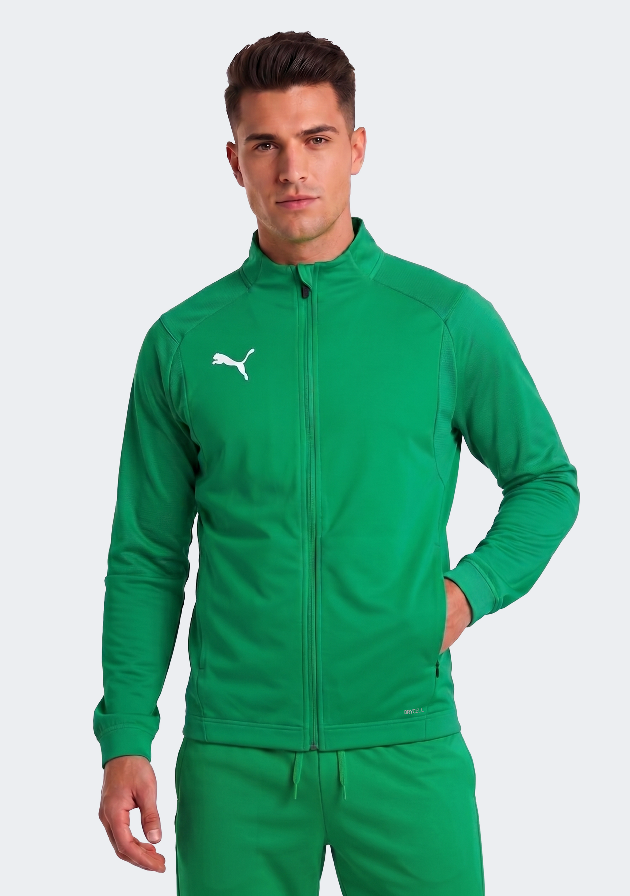 Puma Men's Liga Training Jacket Green