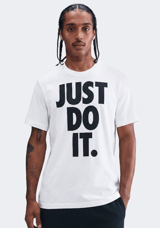 Nike Men's Sportswear “Just Do It.” T-Shirt White/Black