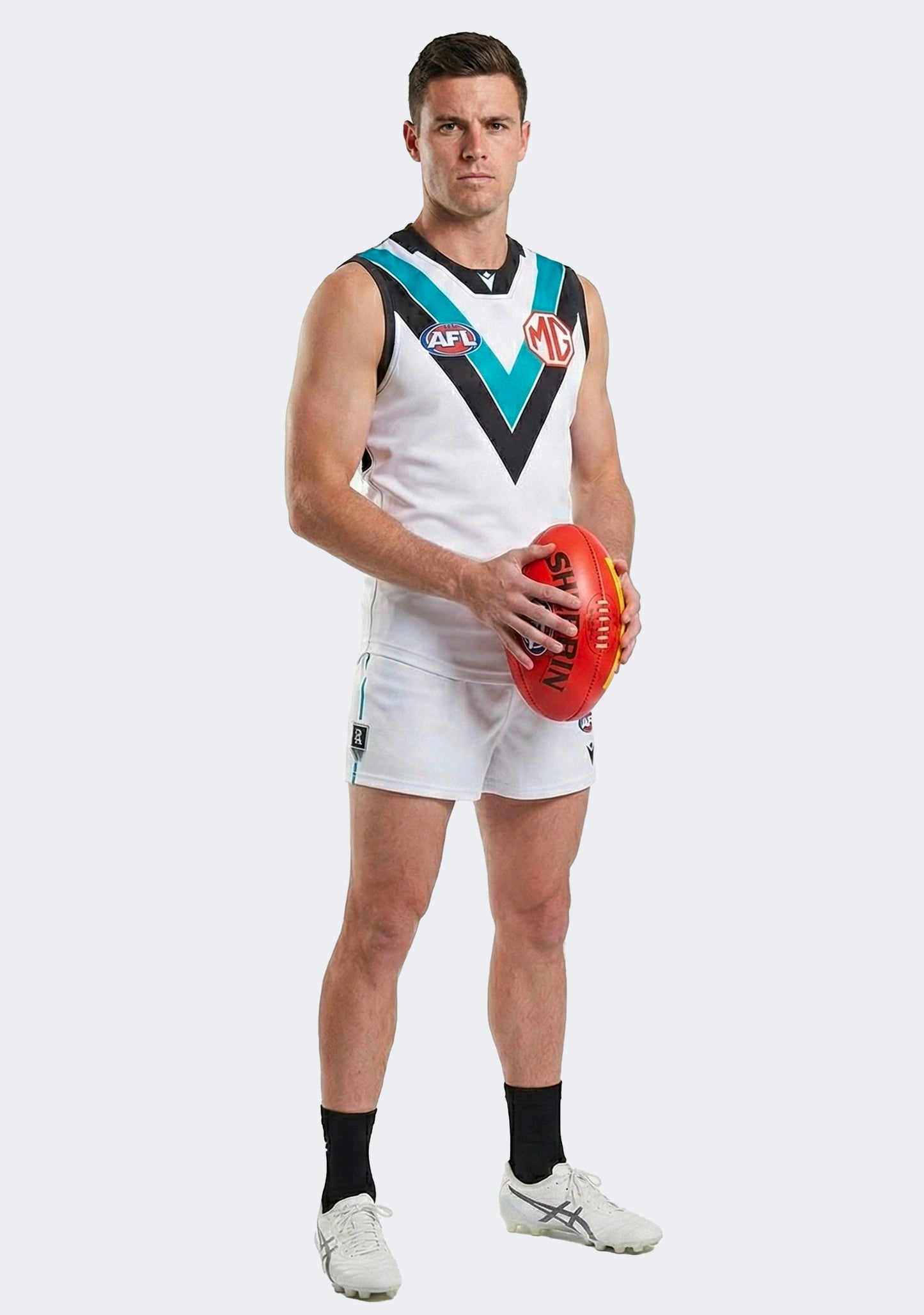 Macron Men's Port Adelaide 2025 Authentic Clash Guernsey