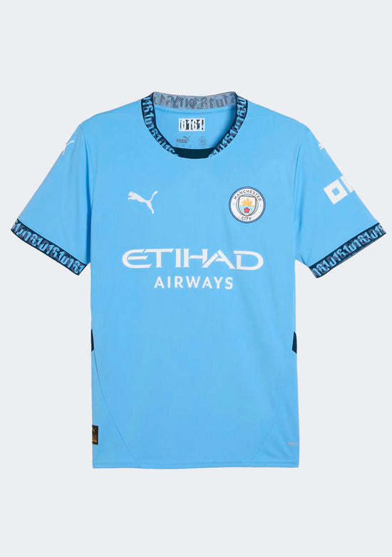 Puma Men’s Manchester City 24/25 Home Jersey with FREE Manchester City Scarf