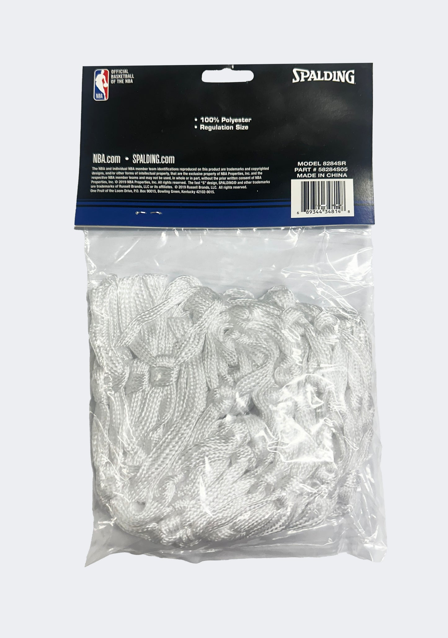 Spalding All Weather Basketball Net White