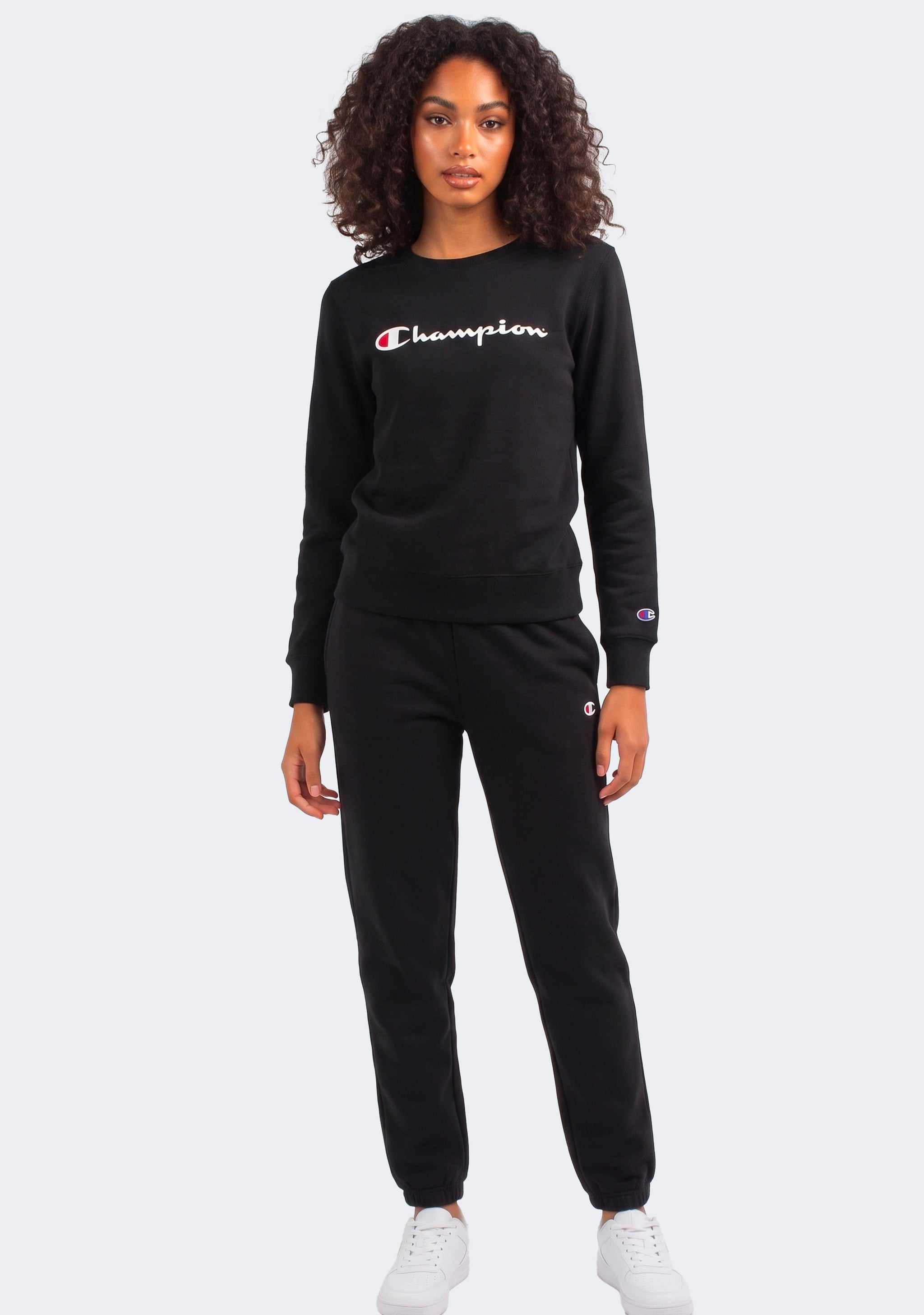 Champion Women’s Script Crew Black