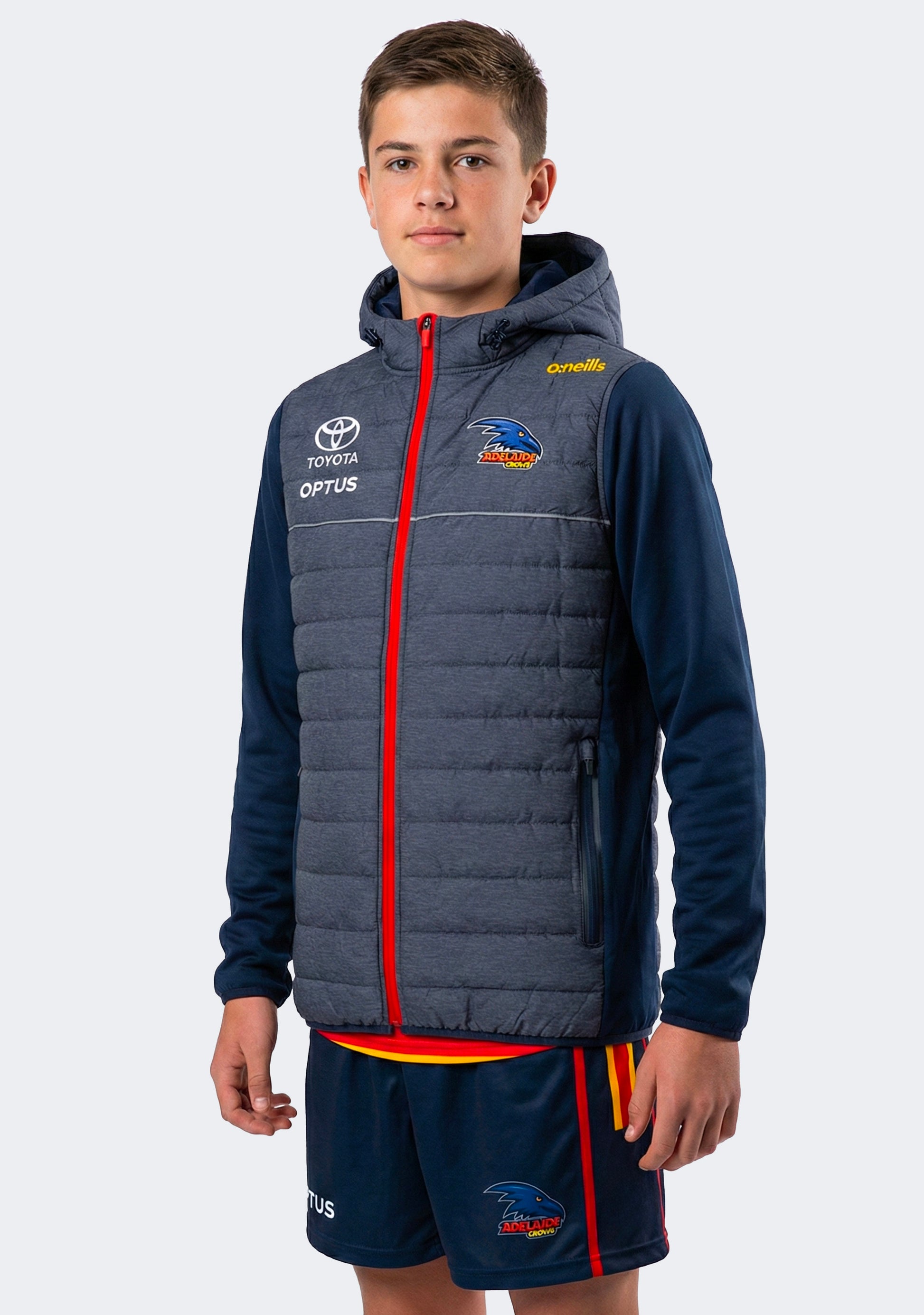 O'Neills Kids' Adelaide Crows 2021 Padded Jacket