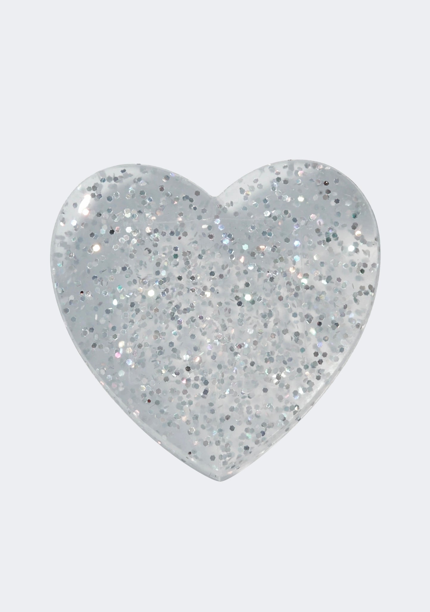 Wilson Dampener Glitter Silver Heart