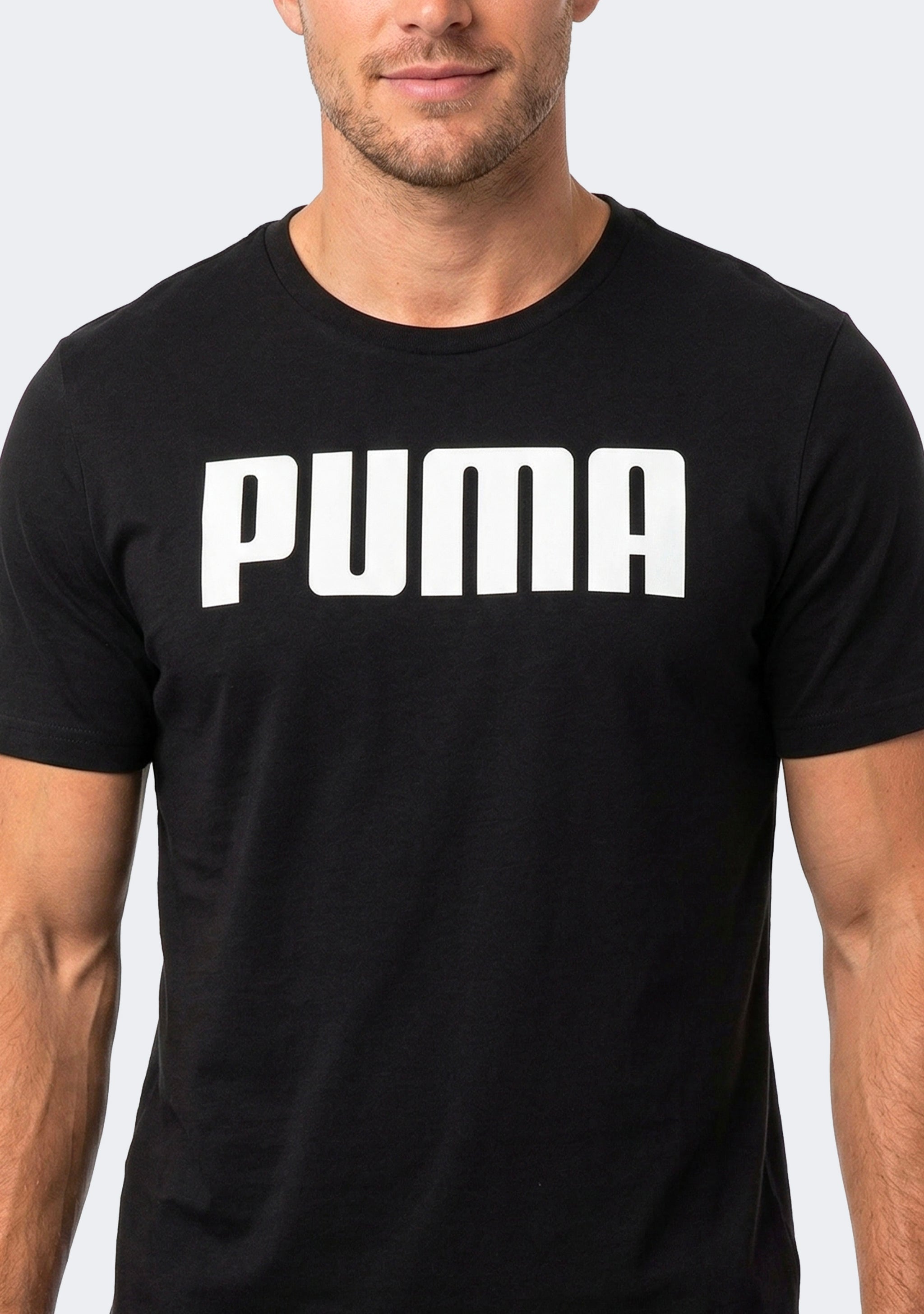 Puma Men’s Essential Logo Tee Black