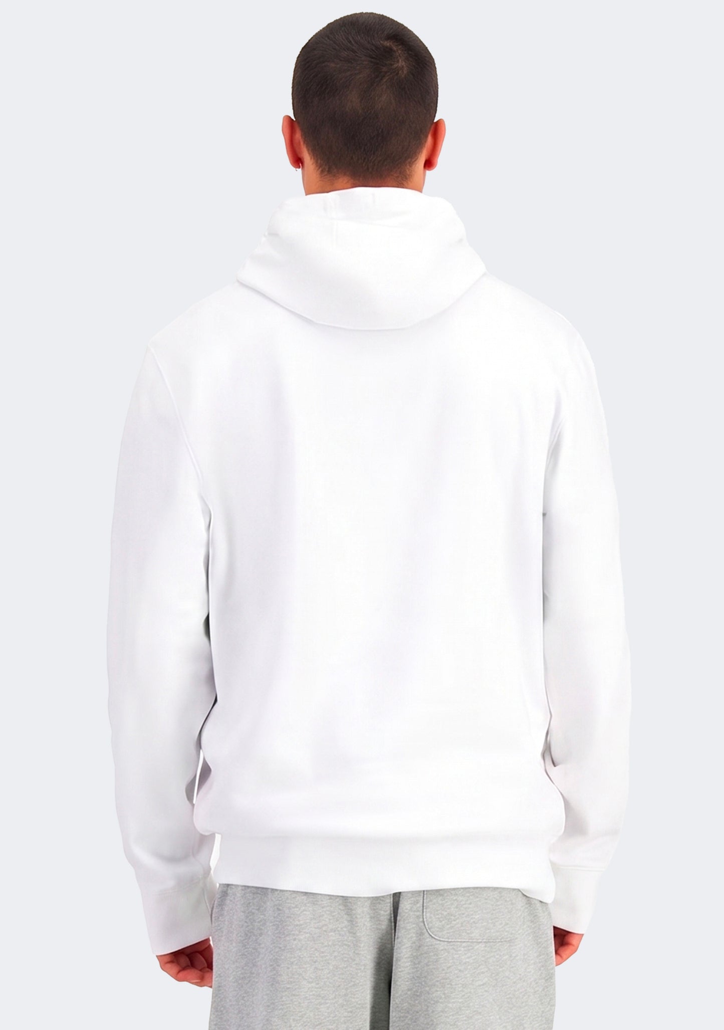 Champion Men's Script Hoodie White