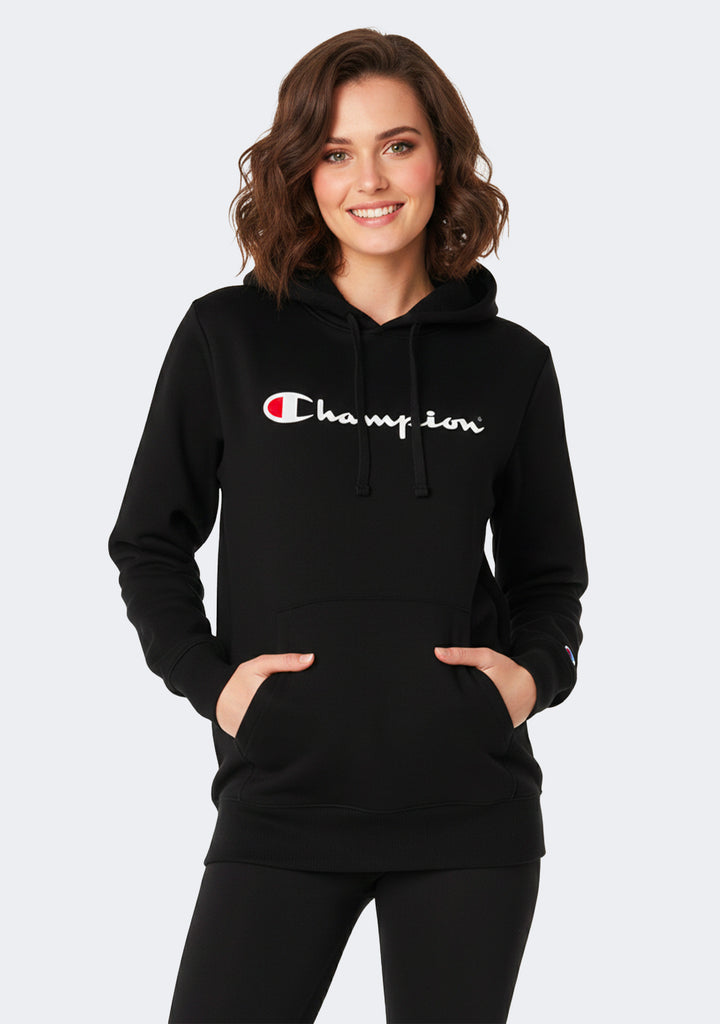 Champion Women’s Script Logo Hoodie