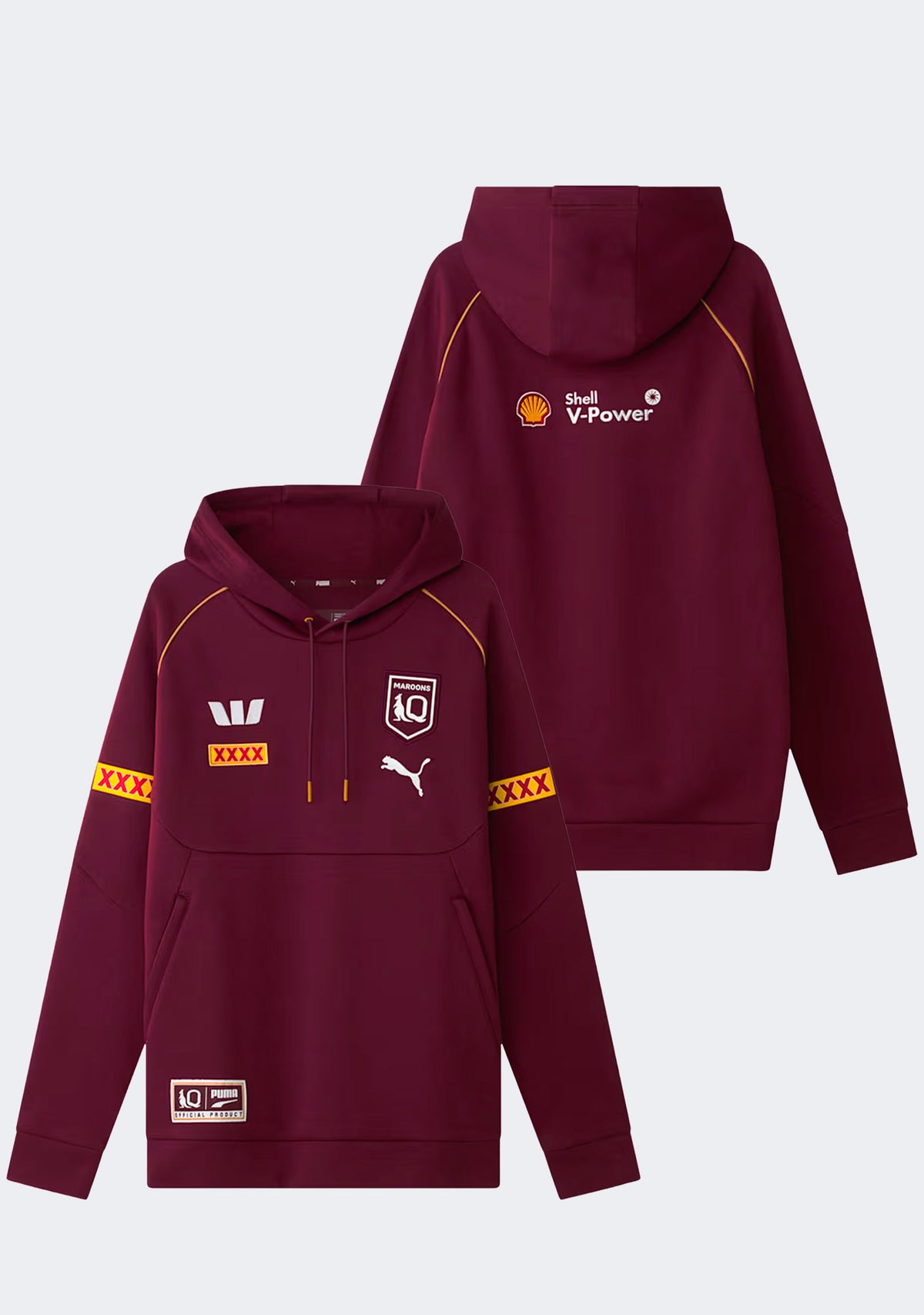 Puma Men's QLD Maroons 2026 Team Hoodie