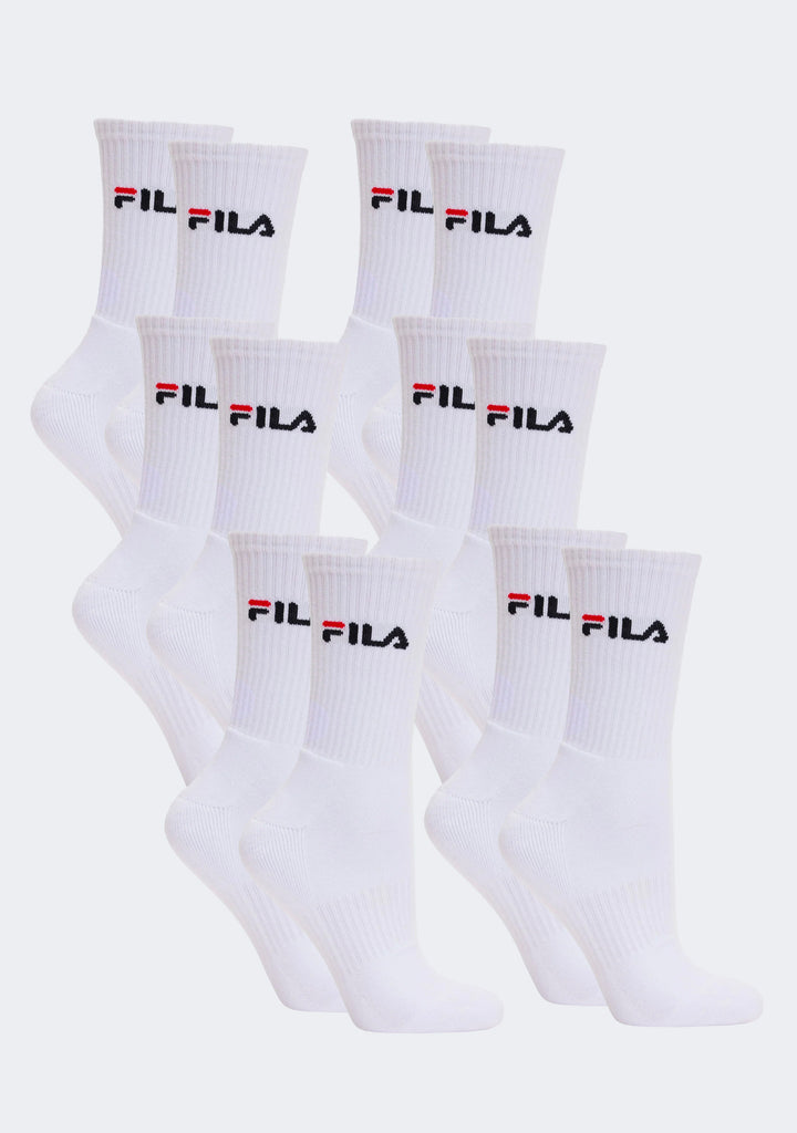 Fila 6 Pack Sports Crew Socks